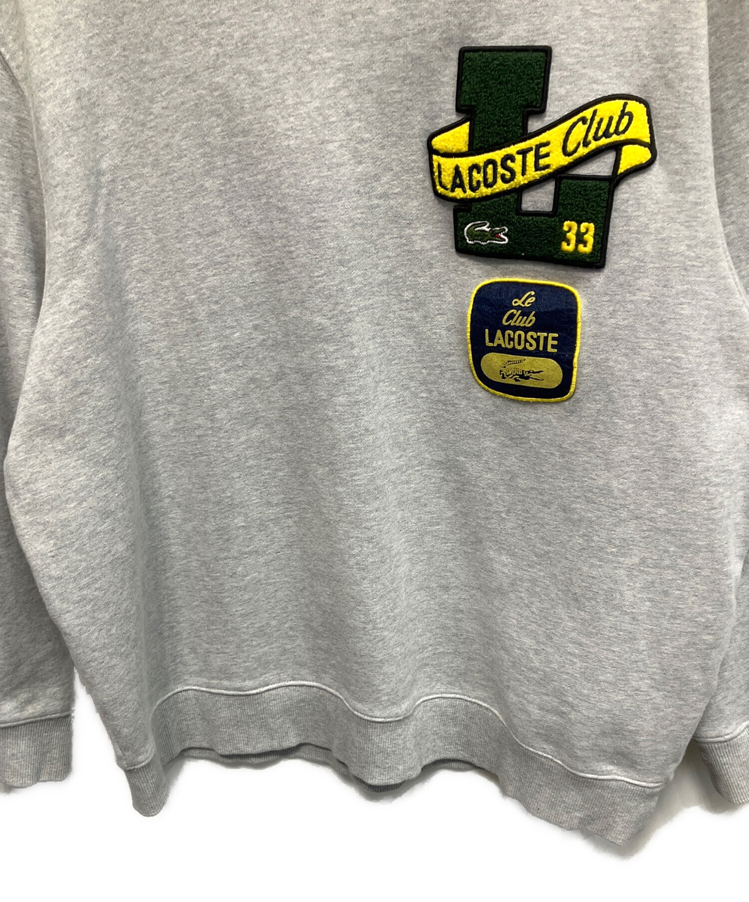 中古・古着通販】LACOSTE (ラコステ) ヘリテージワッペンクルーネック