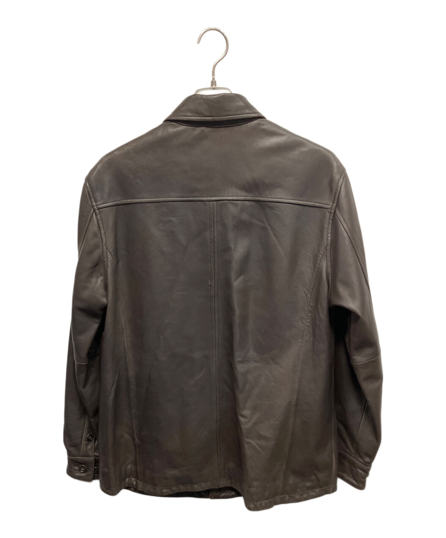 Vintage 古着 Eddie Bauer ラムレザージャケット 中古・古着通販】Eddie Bauer (エディーバウアー) ラムレザー