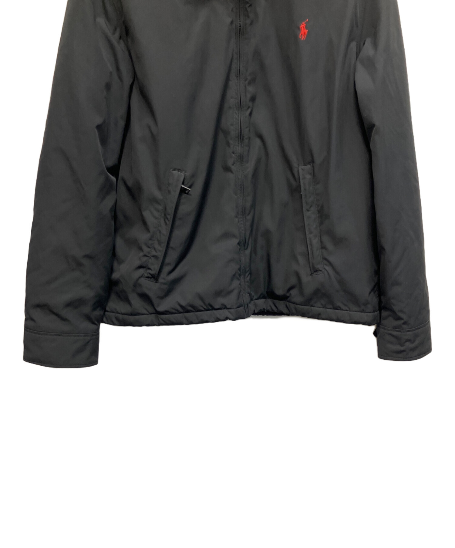 Polo Ralph Lauren 黒 ナイロンジャケット(新品未使用) 中古・古着通販】POLO RALPH LAUREN (ポロ・ラルフローレン) ロゴ刺繍