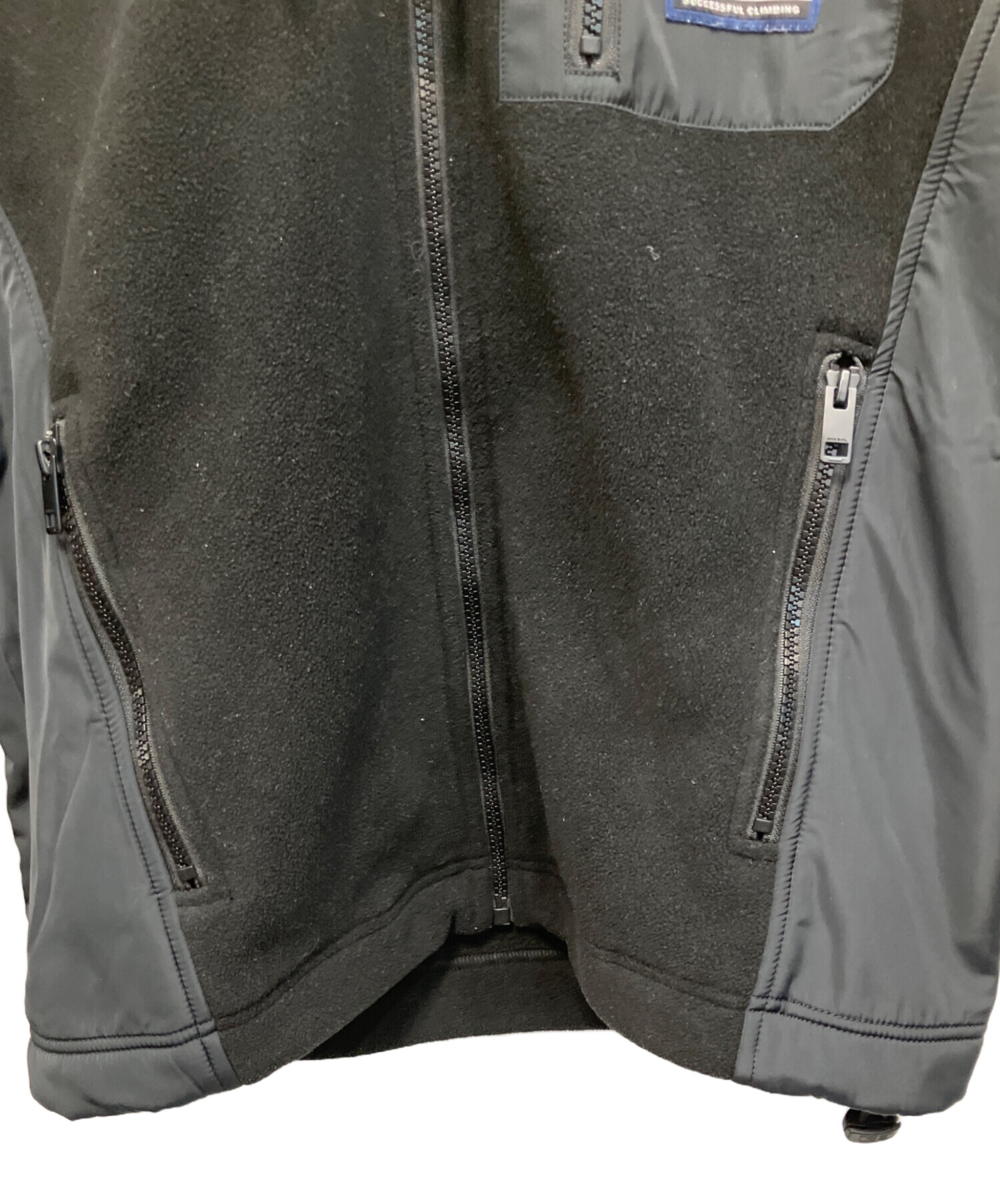 中古・古着通販】DIESEL (ディーゼル) ブラック フリース ナイロン 