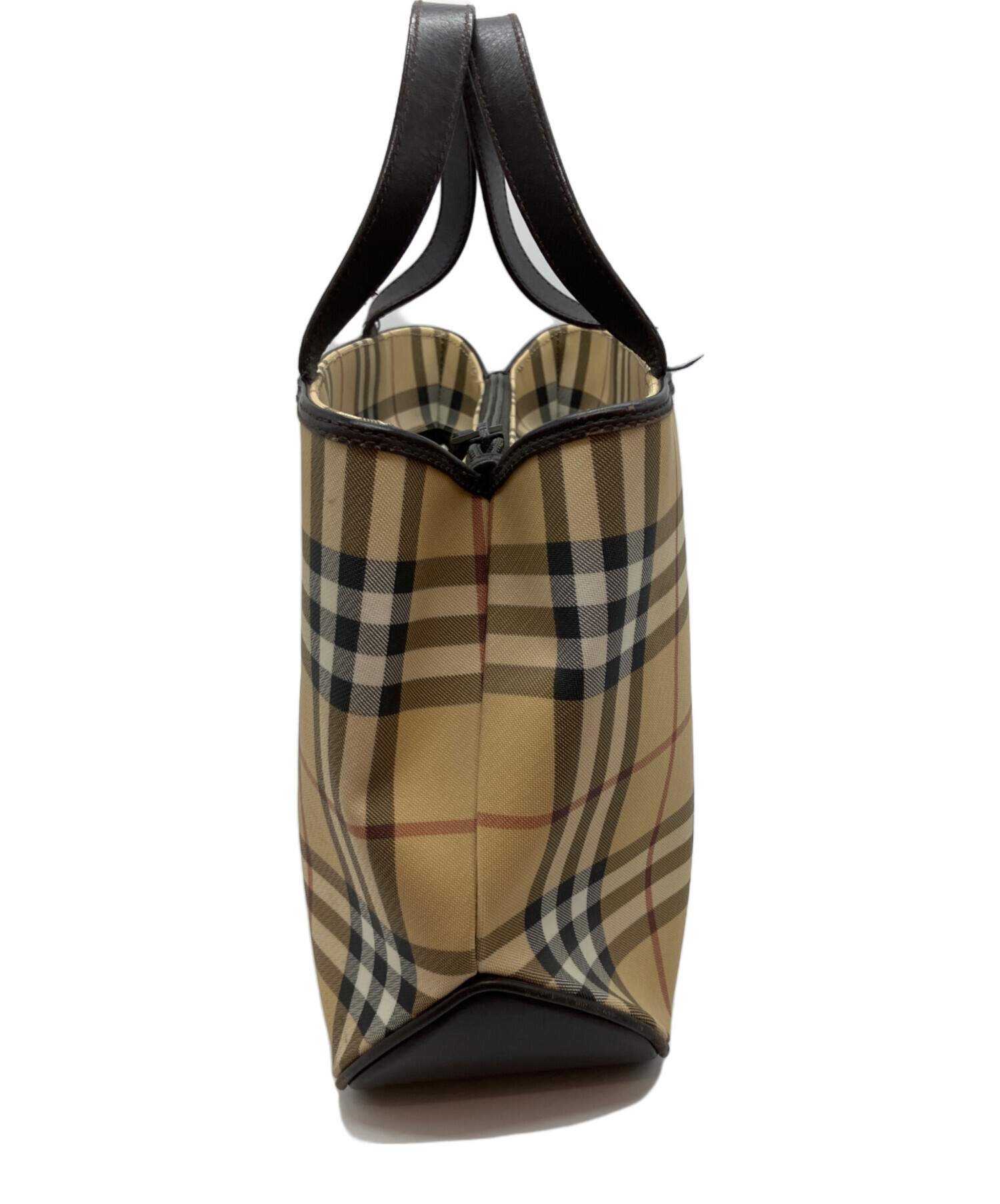 中古・古着通販】BURBERRY (バーバリー) ノバ チェック ハンドバッグ 