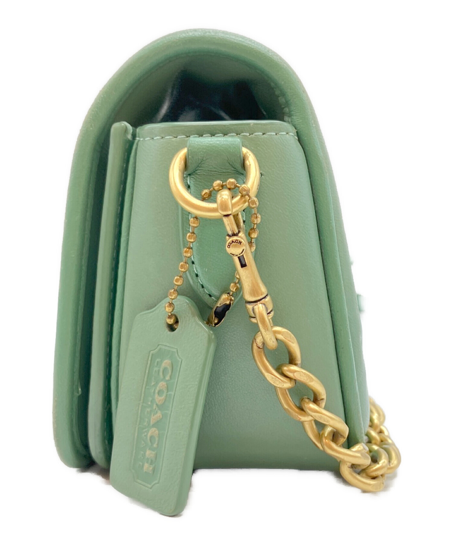 中古・古着通販】COACH (コーチ) チェーンショルダーバッグ C3843