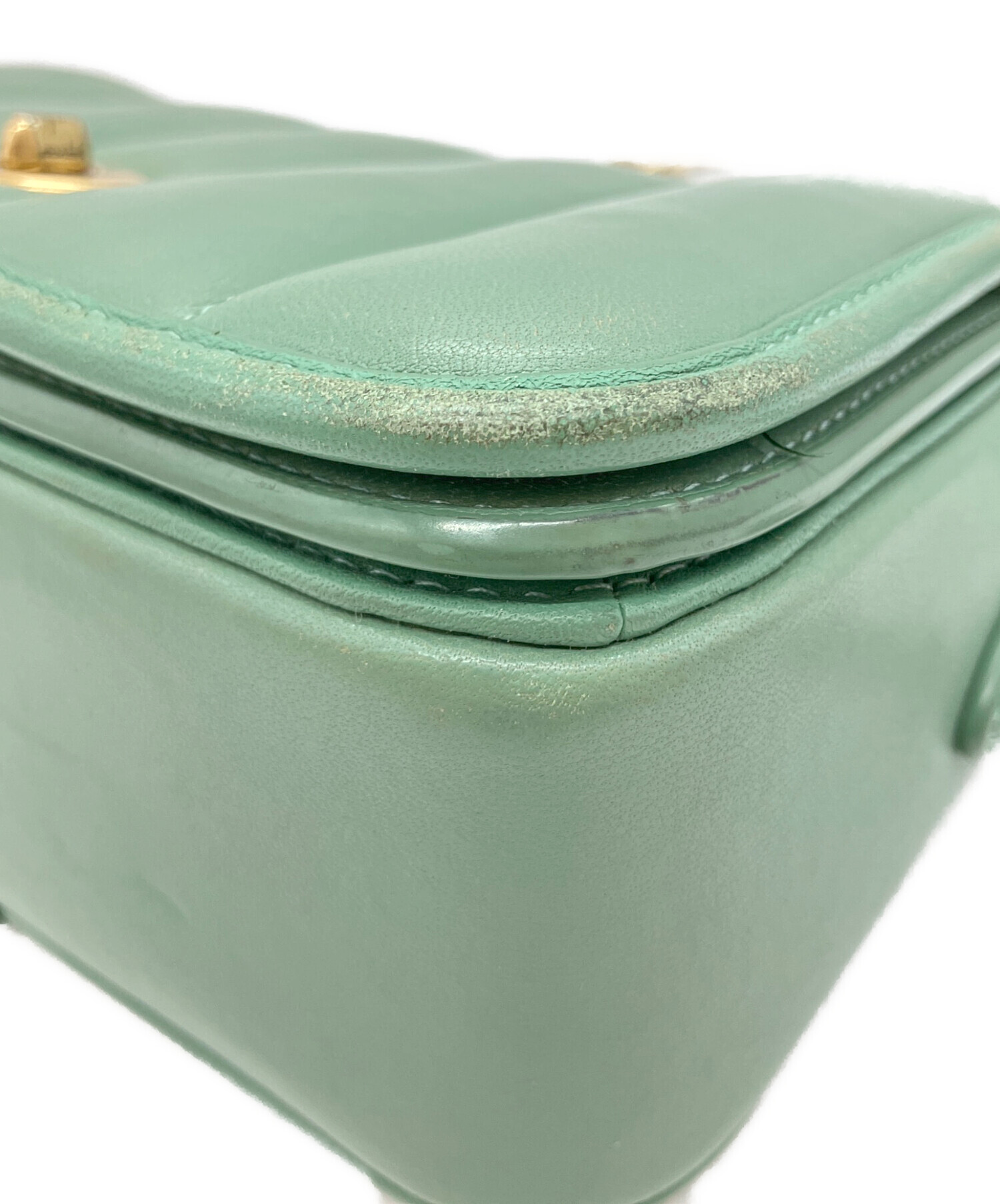 中古・古着通販】COACH (コーチ) チェーンショルダーバッグ C3843