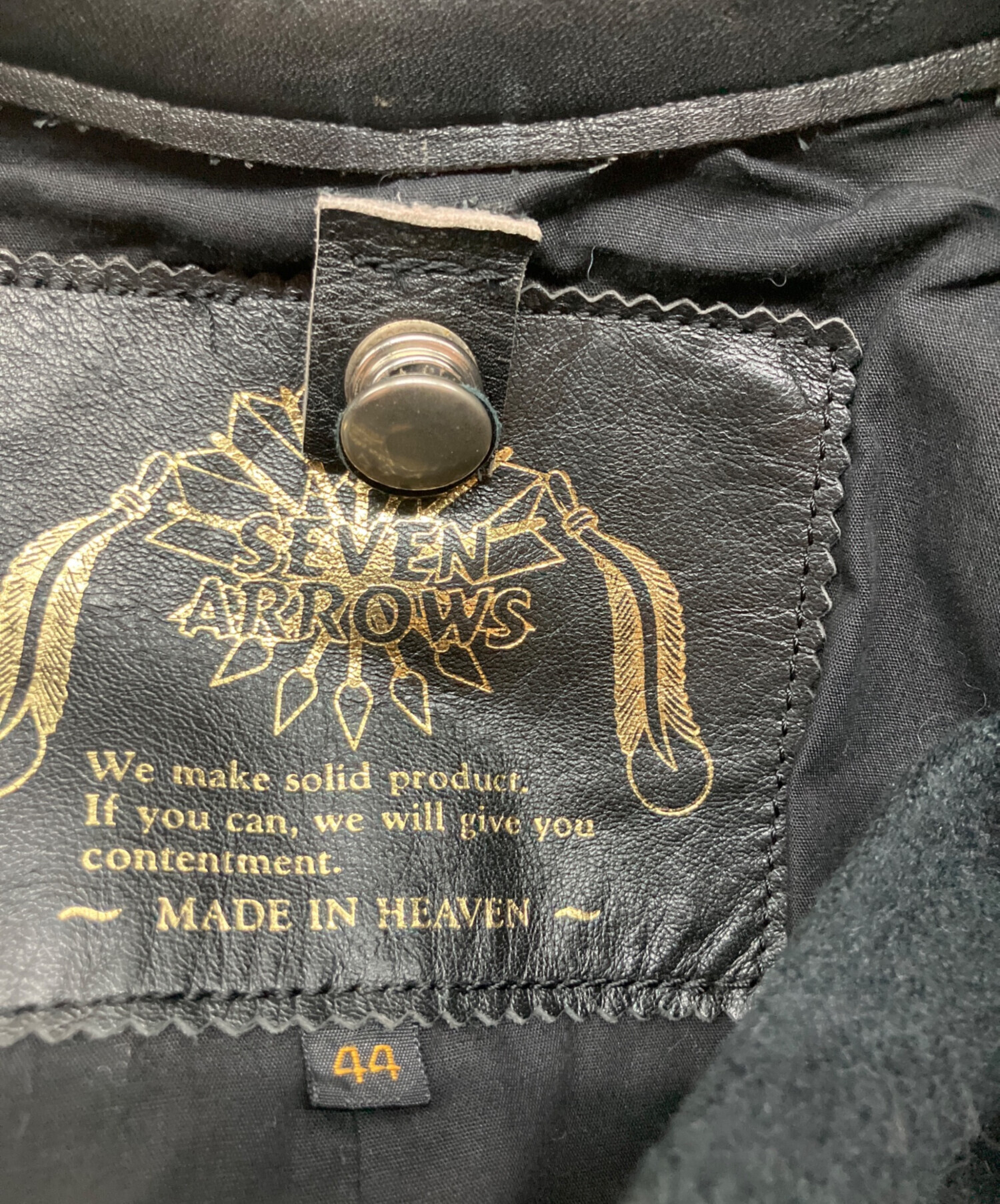 中古・古着通販】SEVEN ARROWS (セブンアローズ) シングルライダース