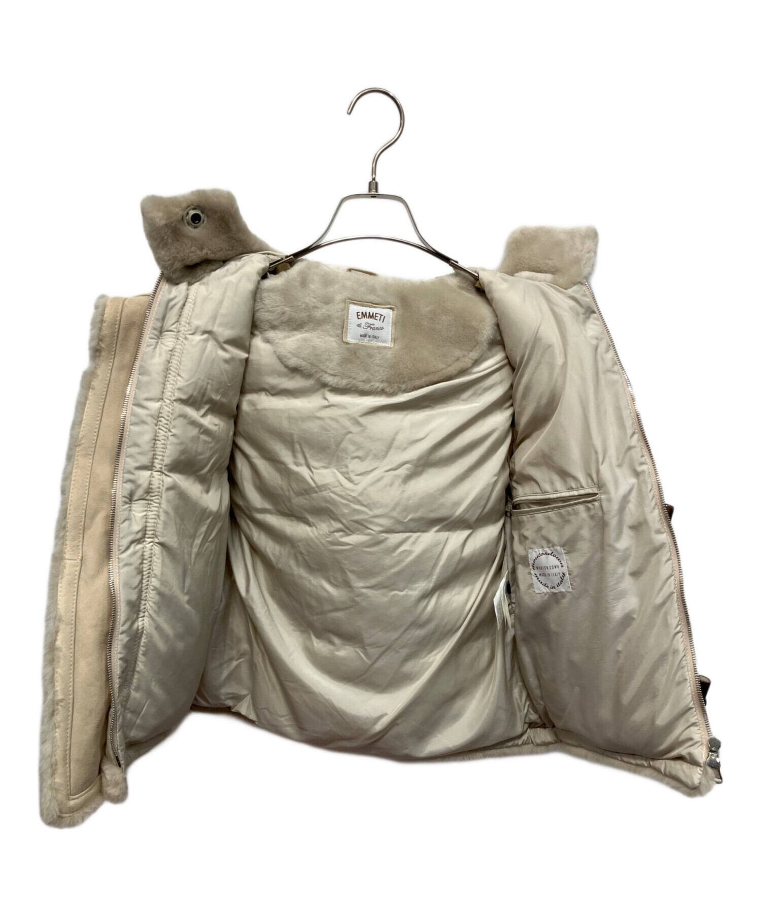 中古・古着通販】EMMETI (エンメティ) ムートン ダウンベスト