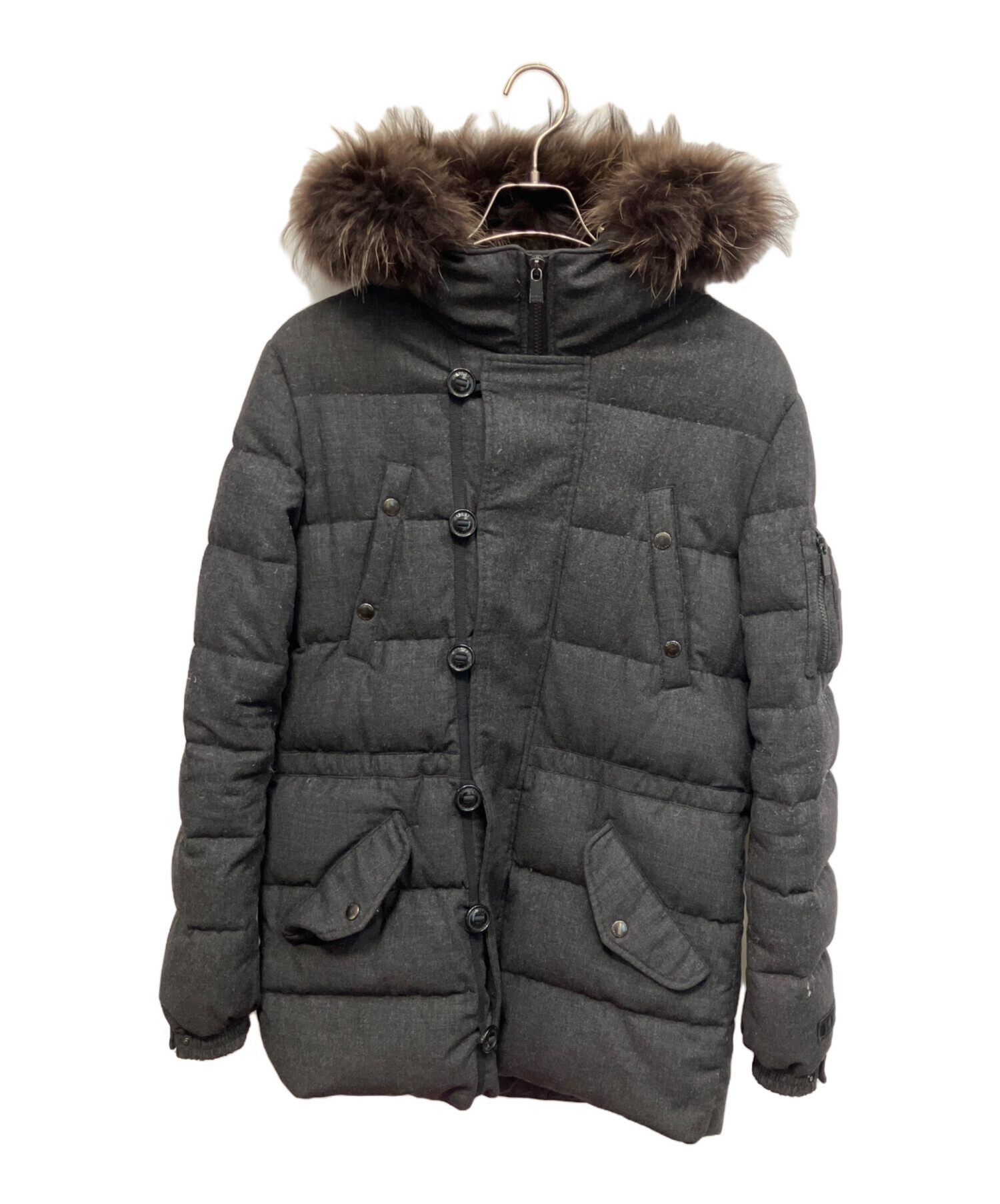 中古・古着通販】TATRAS (タトラス) ラクーンファー ダウン 中古・古着通販】TATRAS (タトラス) ラクーンファー ダウン
