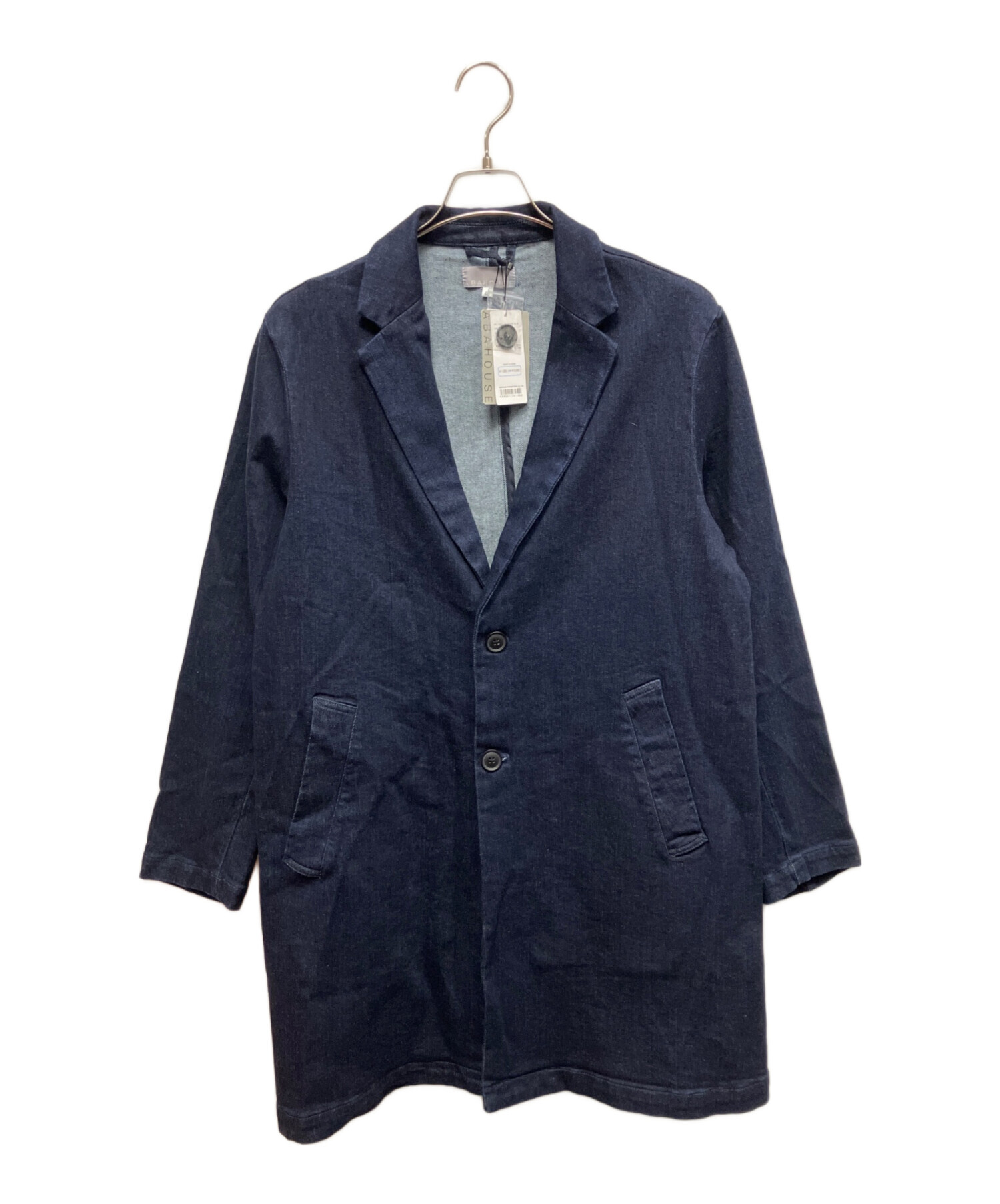 中古・古着通販】ABAHOUSE (アバハウス) デニムコート インディゴ 