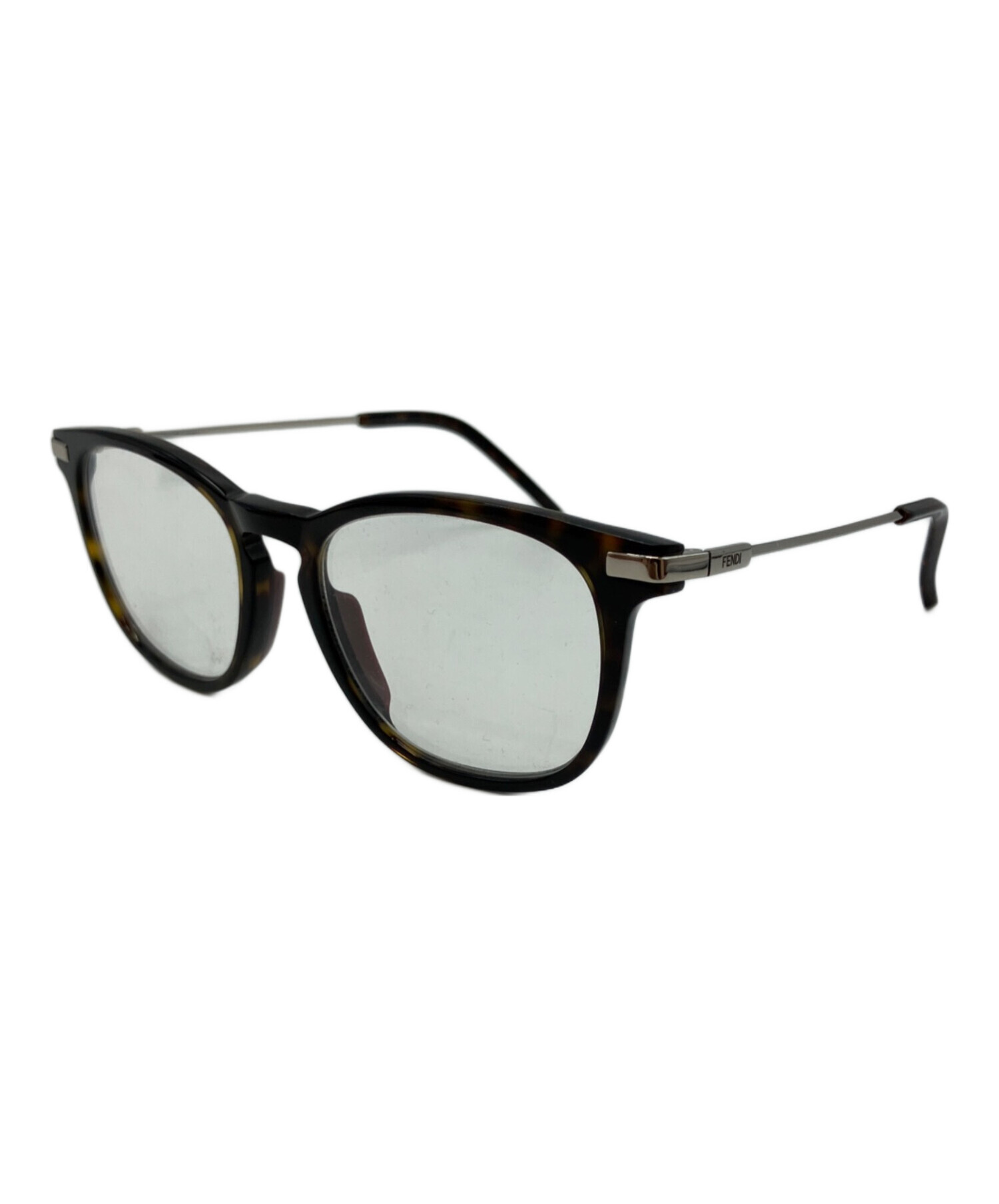 中古・古着通販】FENDI (フェンディ) 伊達眼鏡 ブラウン｜ブランド 