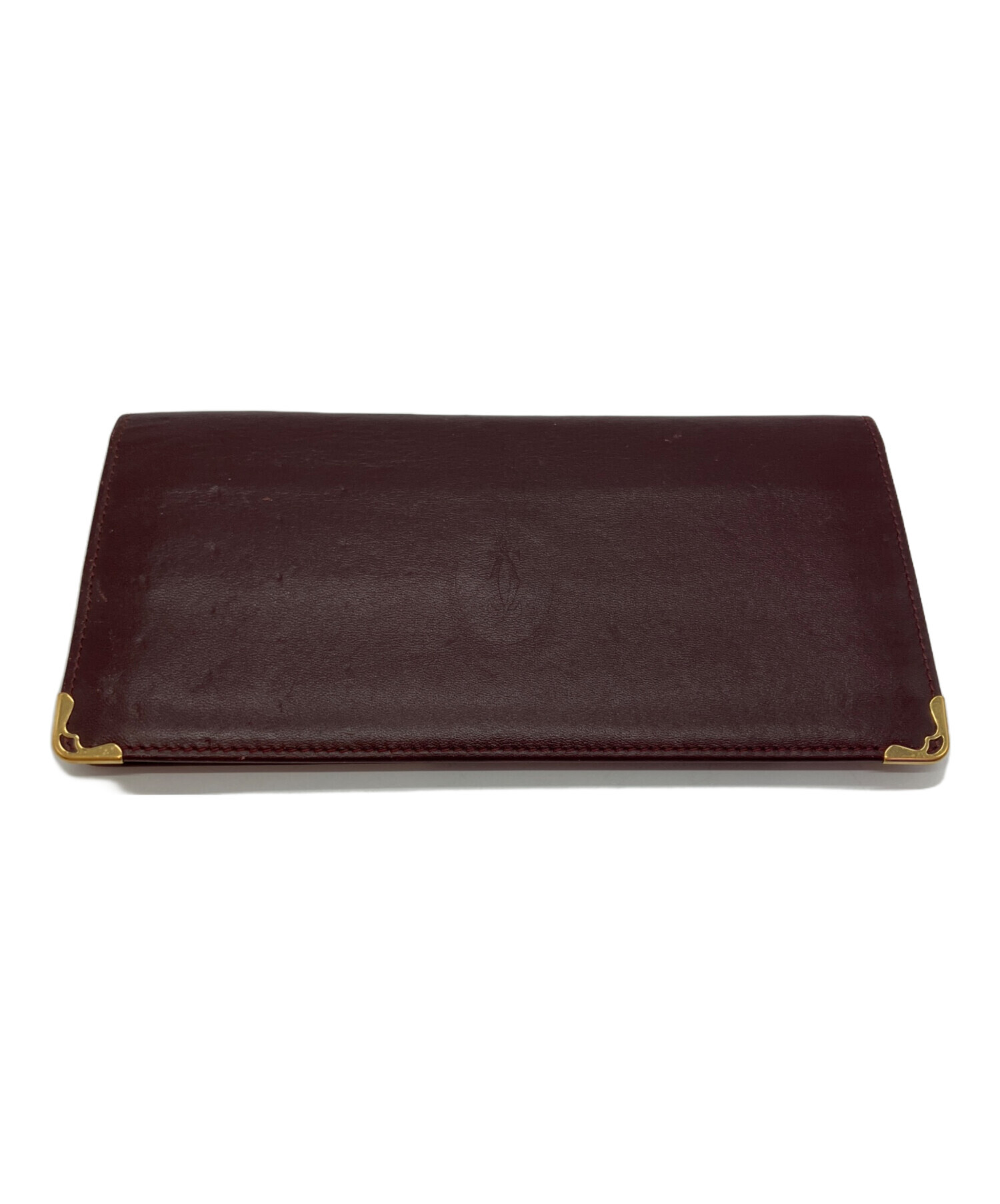 中古・古着通販】Cartier (カルティエ) 長財布 ボルドー｜ブランド
