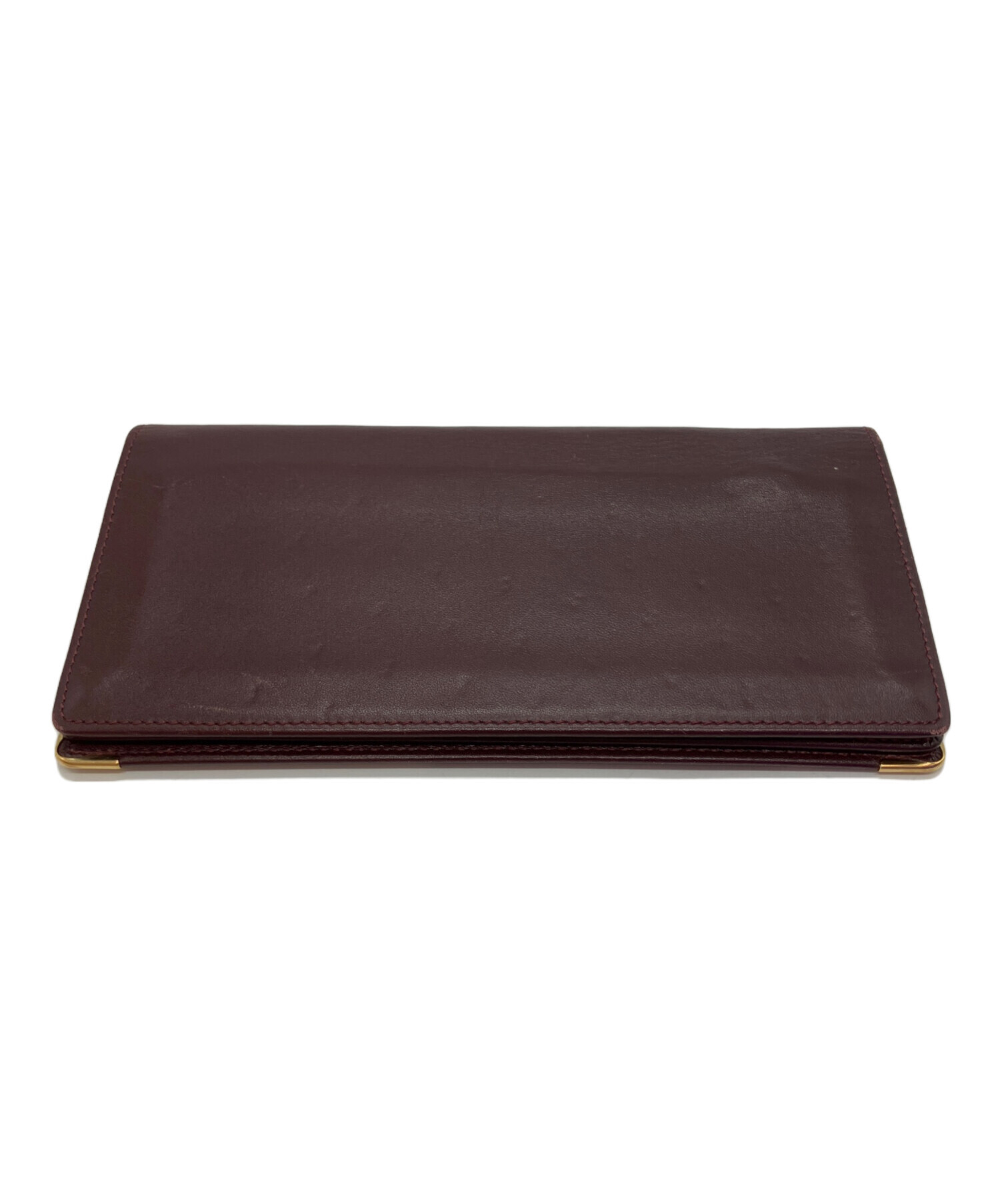 中古・古着通販】Cartier (カルティエ) 長財布 ボルドー｜ブランド