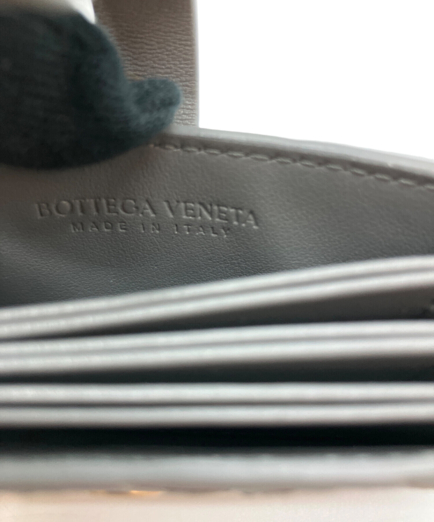 中古 ボッテガヴェネタ グレー ケース ファスナー 中古・古着通販】BOTTEGA VENETA (ボッテガベネタ) イントレ