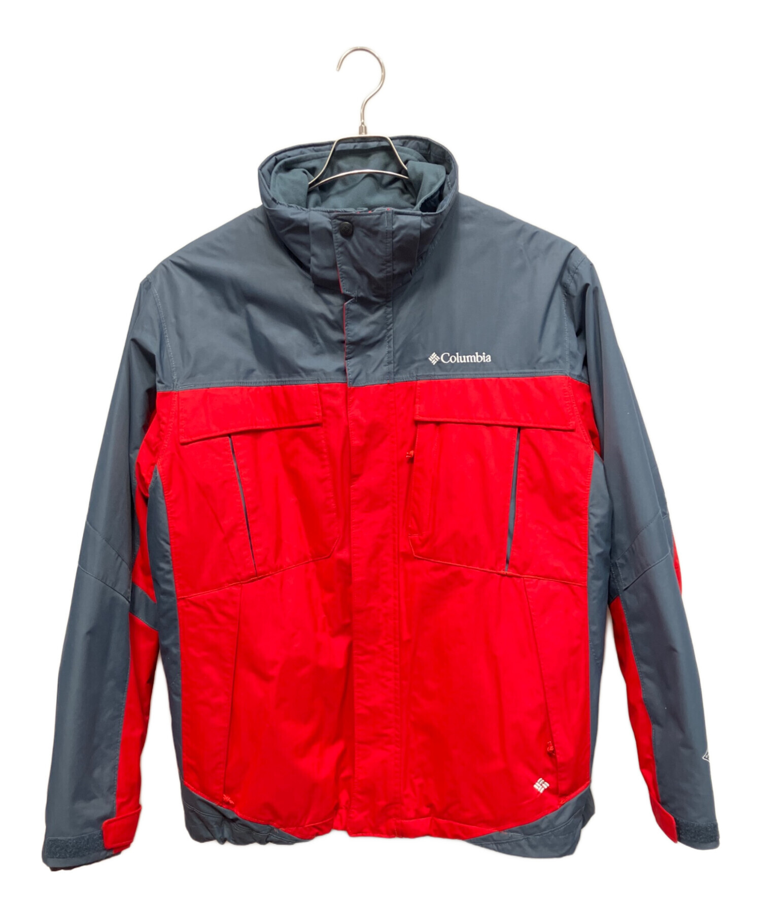 中古・古着通販】Columbia (コロンビア) 中綿ジャケット レッド×グレー