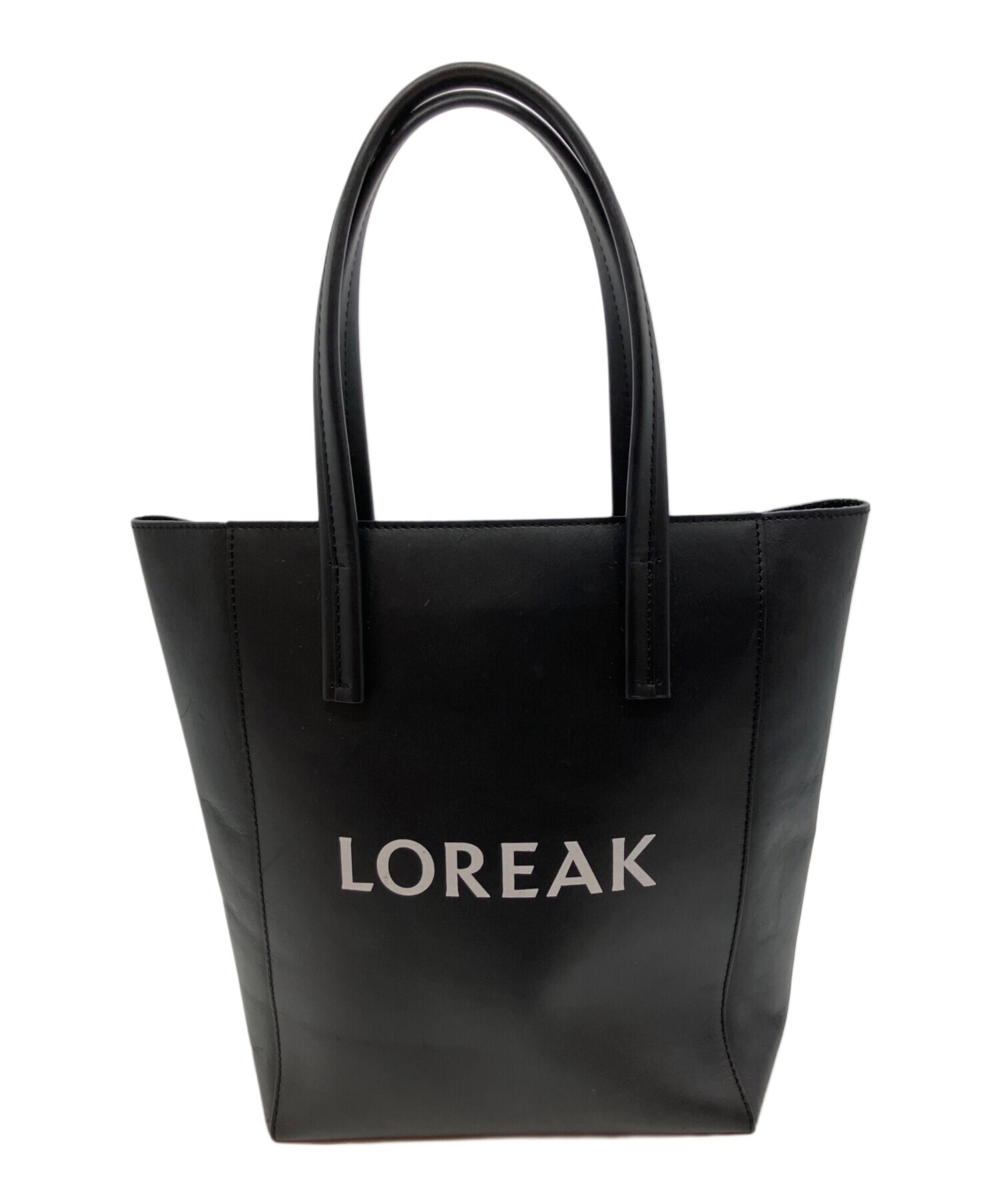 中古・古着通販】LOREAK (ロレーク) ハンドバッグ ブラック｜ブランド 