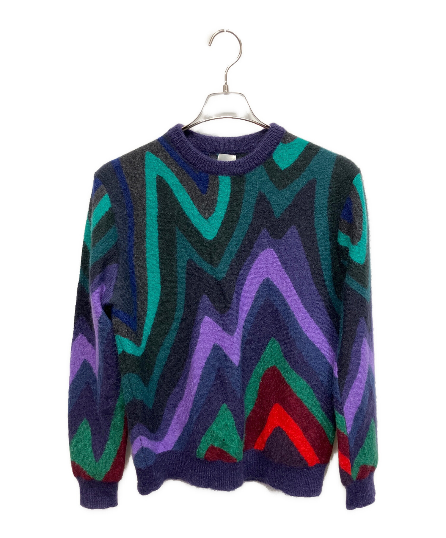 【美品】Paul Smith ポールスミス ニット 中古・古着通販】PAUL SMITH (ポールスミス) モヘア 薄手ニット マルチ