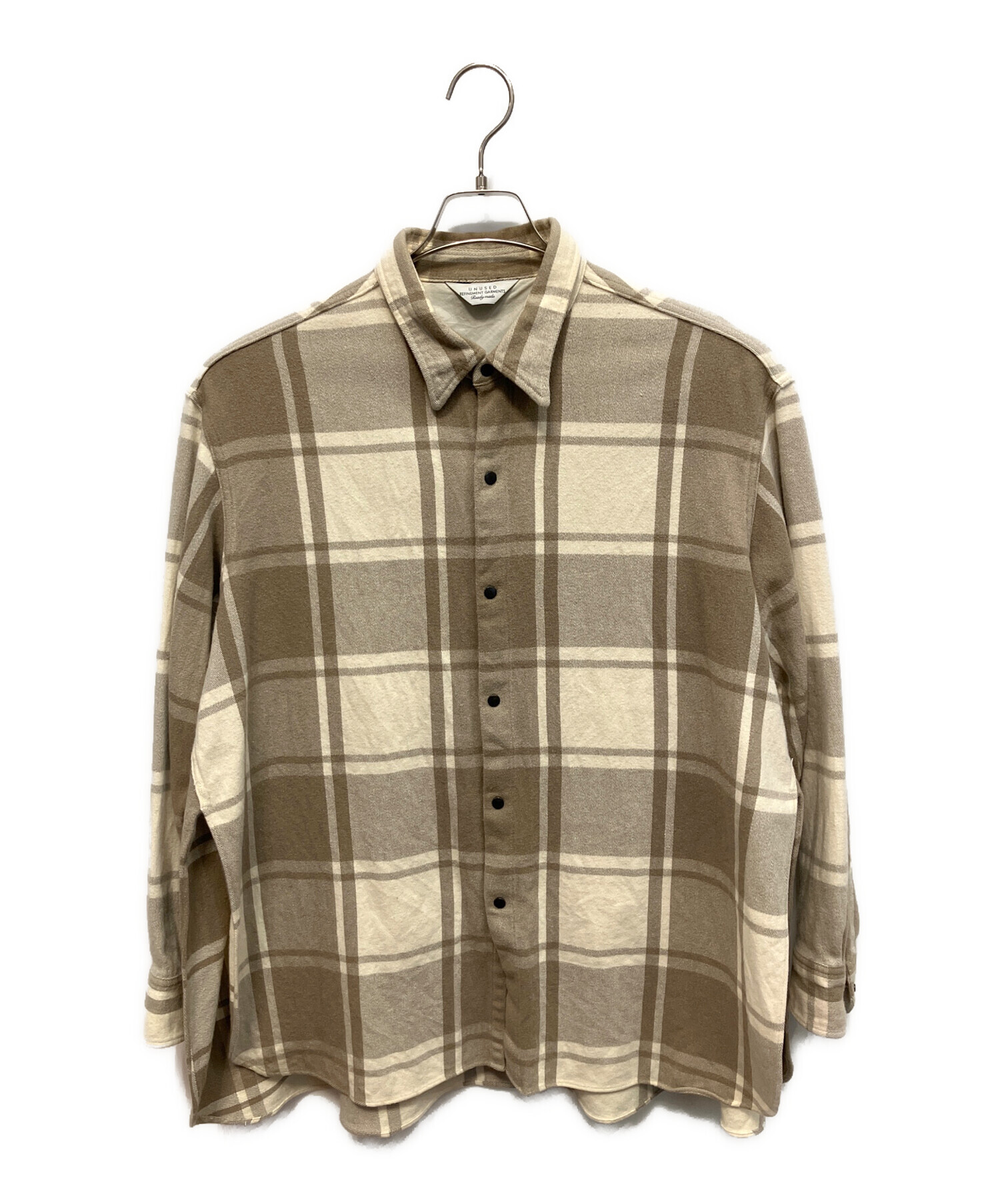 中古・古着通販】UNUSED (アンユーズド) オーバーサイズ チェック
