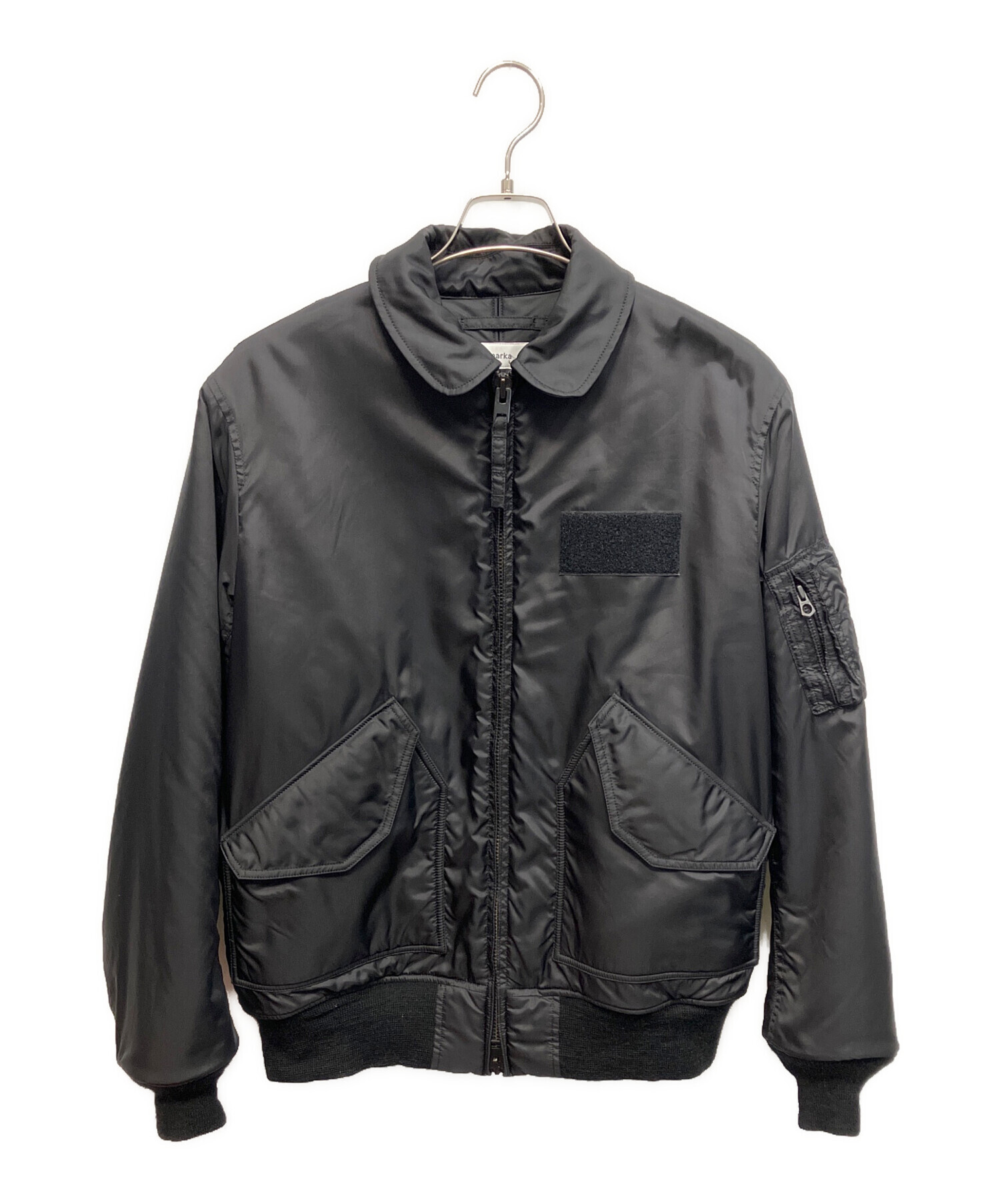 中古・古着通販】MARKA (マーカ) フライトジャケット ブラック サイズ