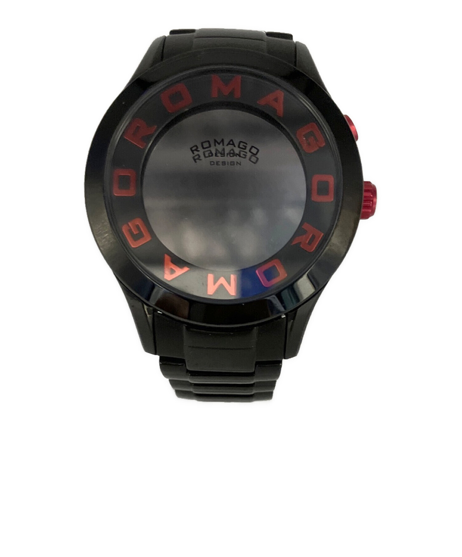 中古・古着通販】ROMAGO (ロマゴ) クォーツ SSブレスレットHK1109705 