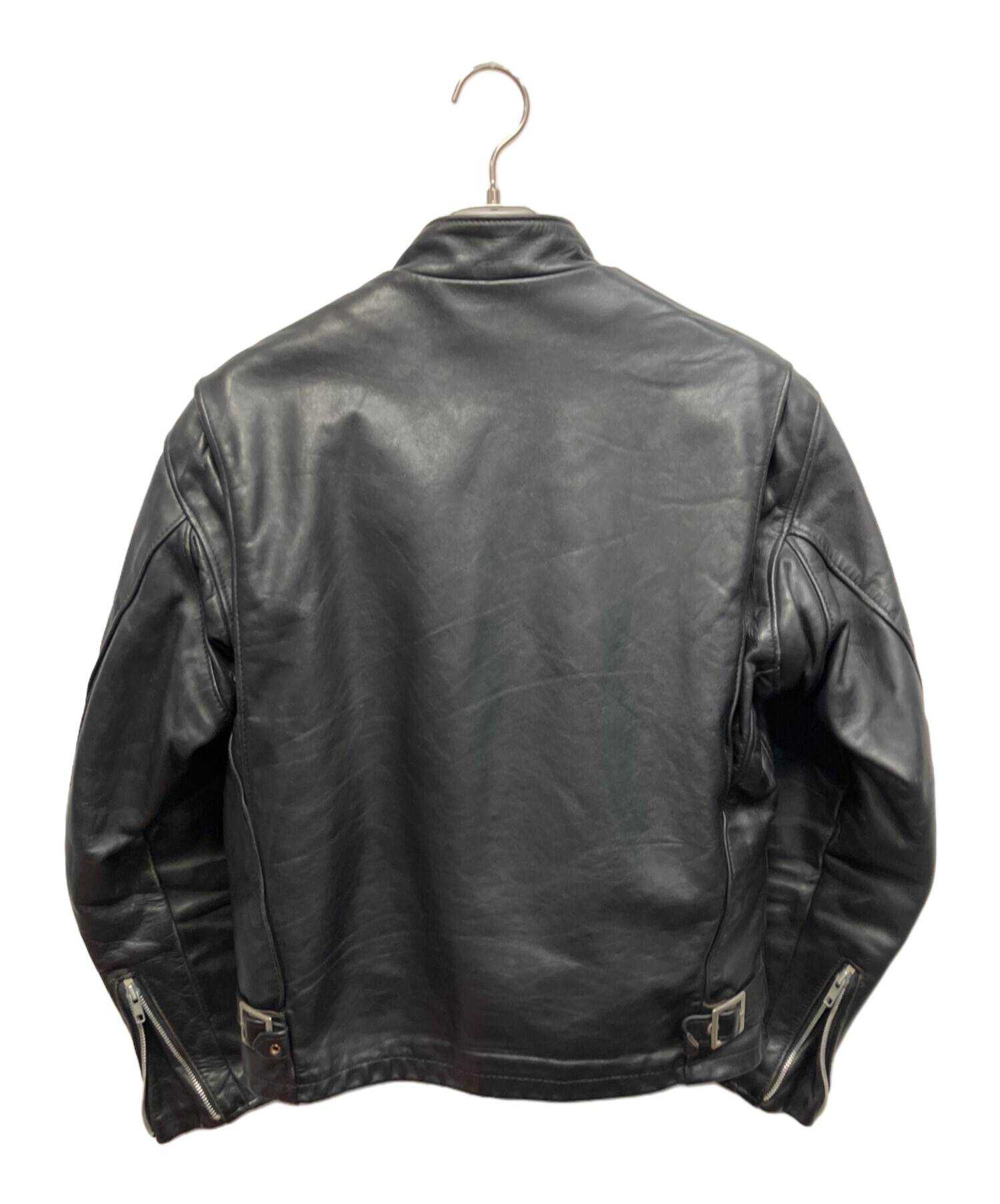 中古・古着通販】Schott (ショット) レザージャケット ブラック サイズ