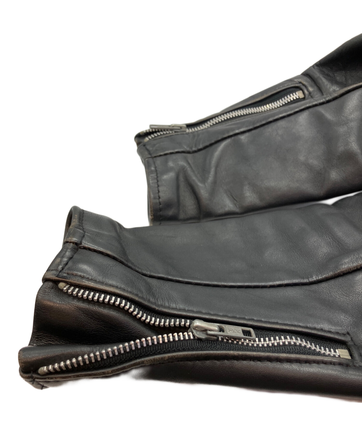 中古・古着通販】Schott (ショット) レザージャケット ブラック サイズ