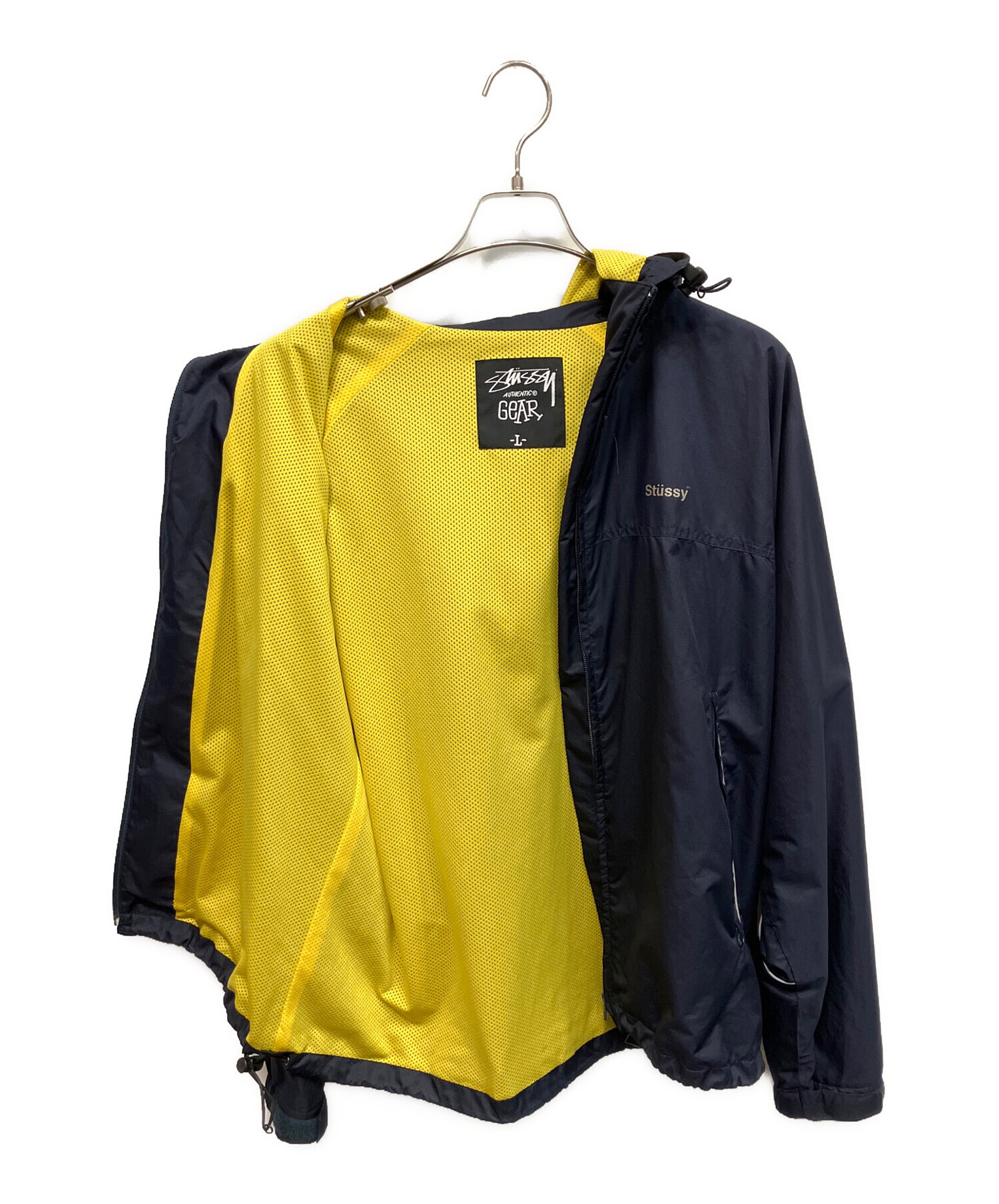 中古・古着通販】stussy (ステューシー) ナイロンジャケット ネイビー 