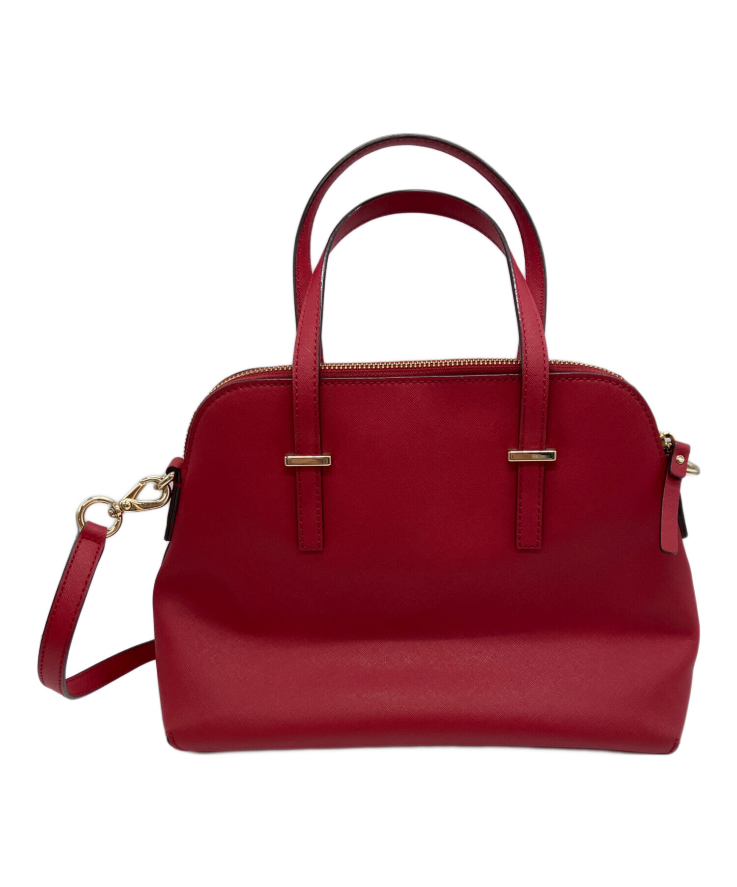 未使用品 ケイトスペード 2WAY ハンド ビーズ レッド 赤 ショルダーバッグ 1076【中古】Kate Spade 中古・古着通販】Kate Spade (ケイトスペード) 2WAYハンドバッグ