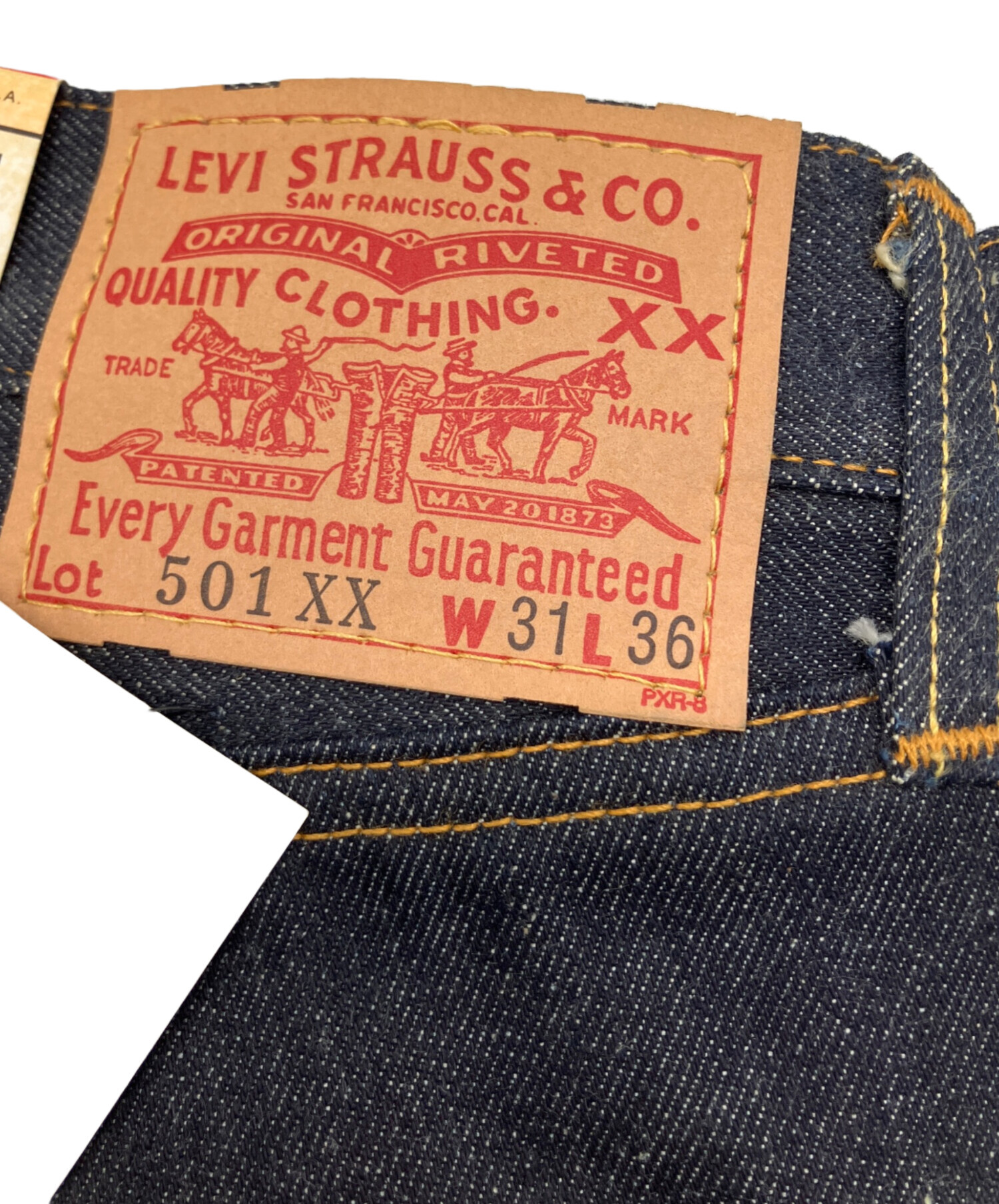 中古・古着通販】LEVI'S (リーバイス) 2001年 7月製造 USA製 ボタン裏