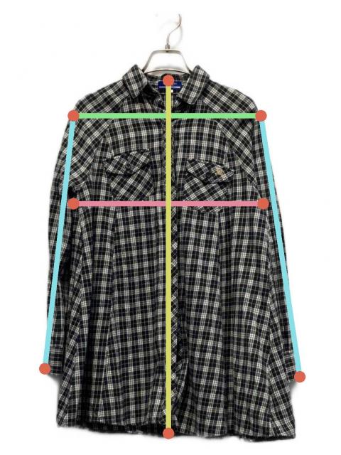 ◆15 レア 当時物 Burberry バーバリー ブルーレーベル シャツ 黒 中古・古着通販】BURBERRY BLUE LABEL (バーバリー ブルー レーベル