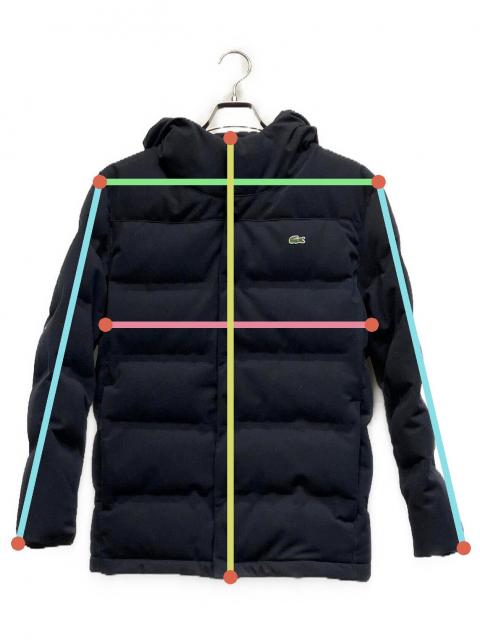 中古・古着通販】LACOSTE (ラコステ) ダウンジャケット ブラック
