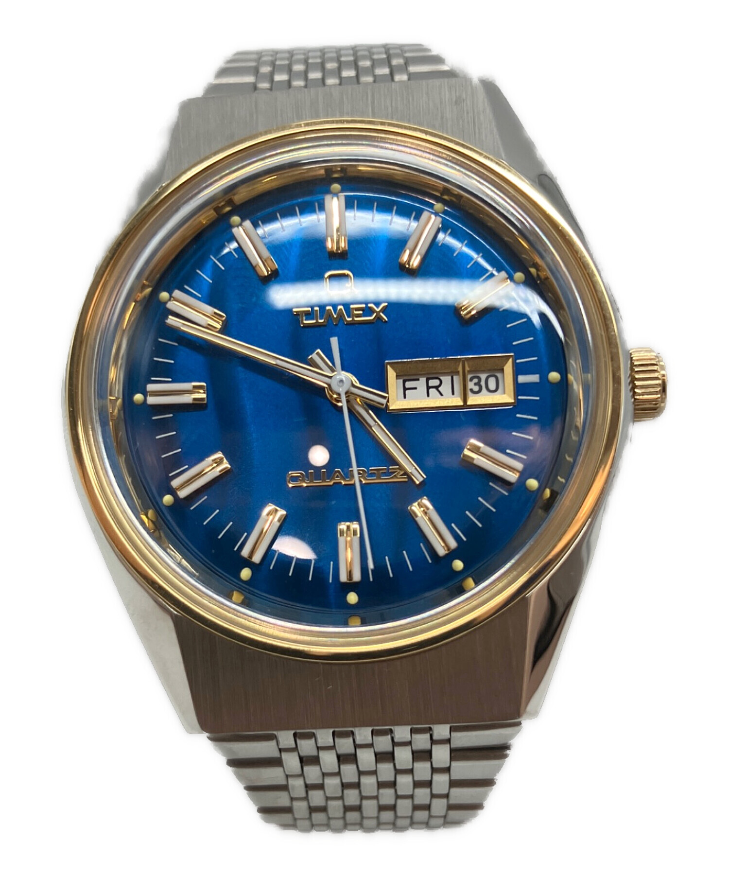 中古・古着通販】TIMEX (タイメックス) 腕時計 ブルー｜ブランド・古着
