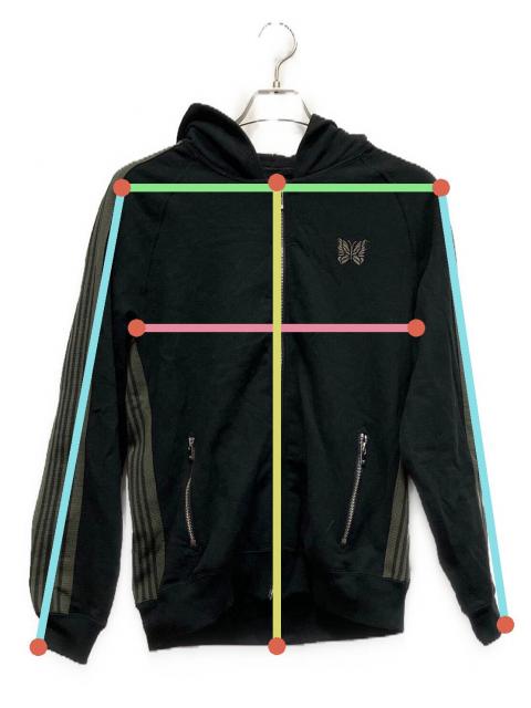 中古・古着通販】Needles (ニードルズ) ジップパーカー ブラック