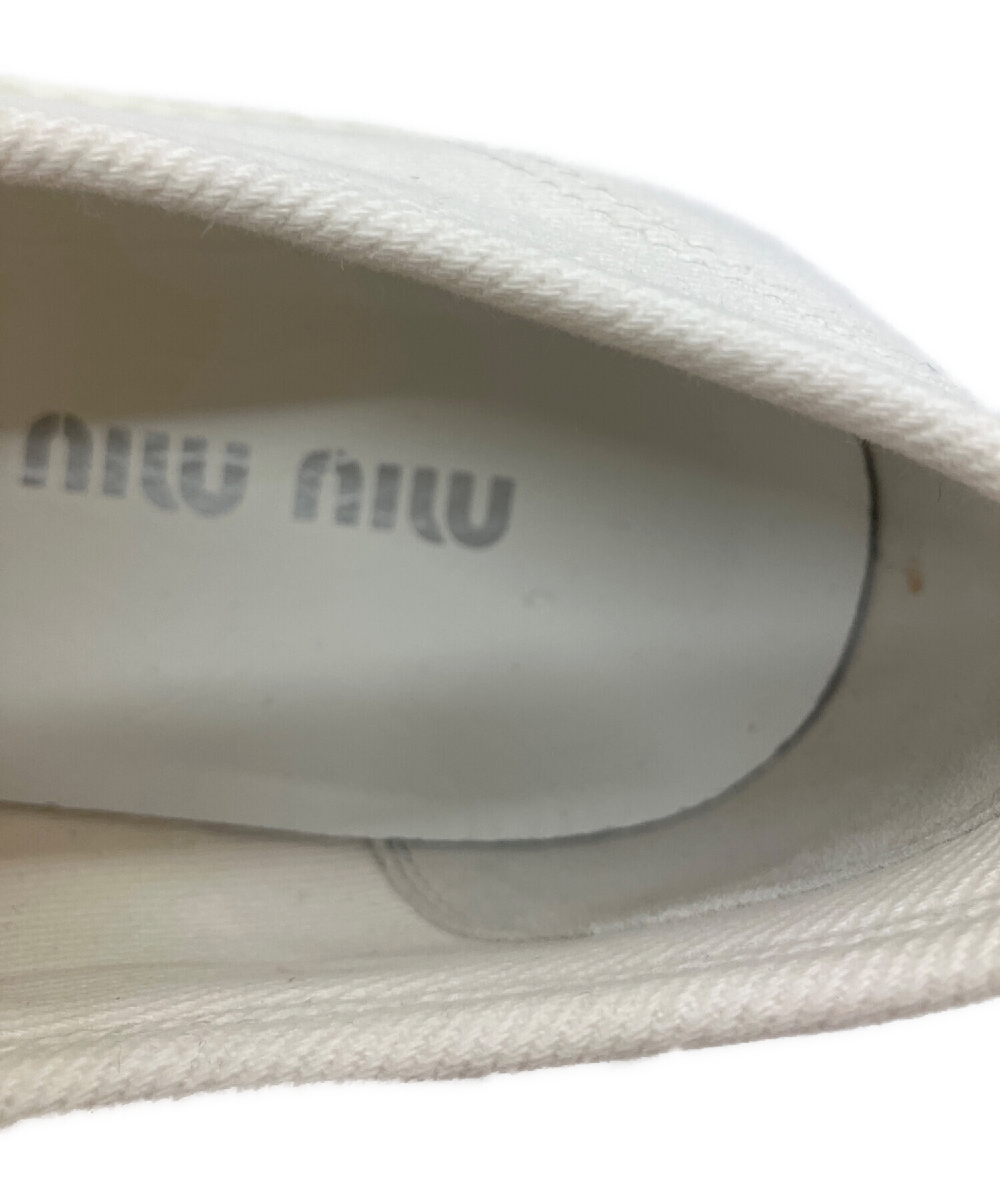 中古・古着通販】MIU MIU (ミュウミュウ) キャンパス地 コルク