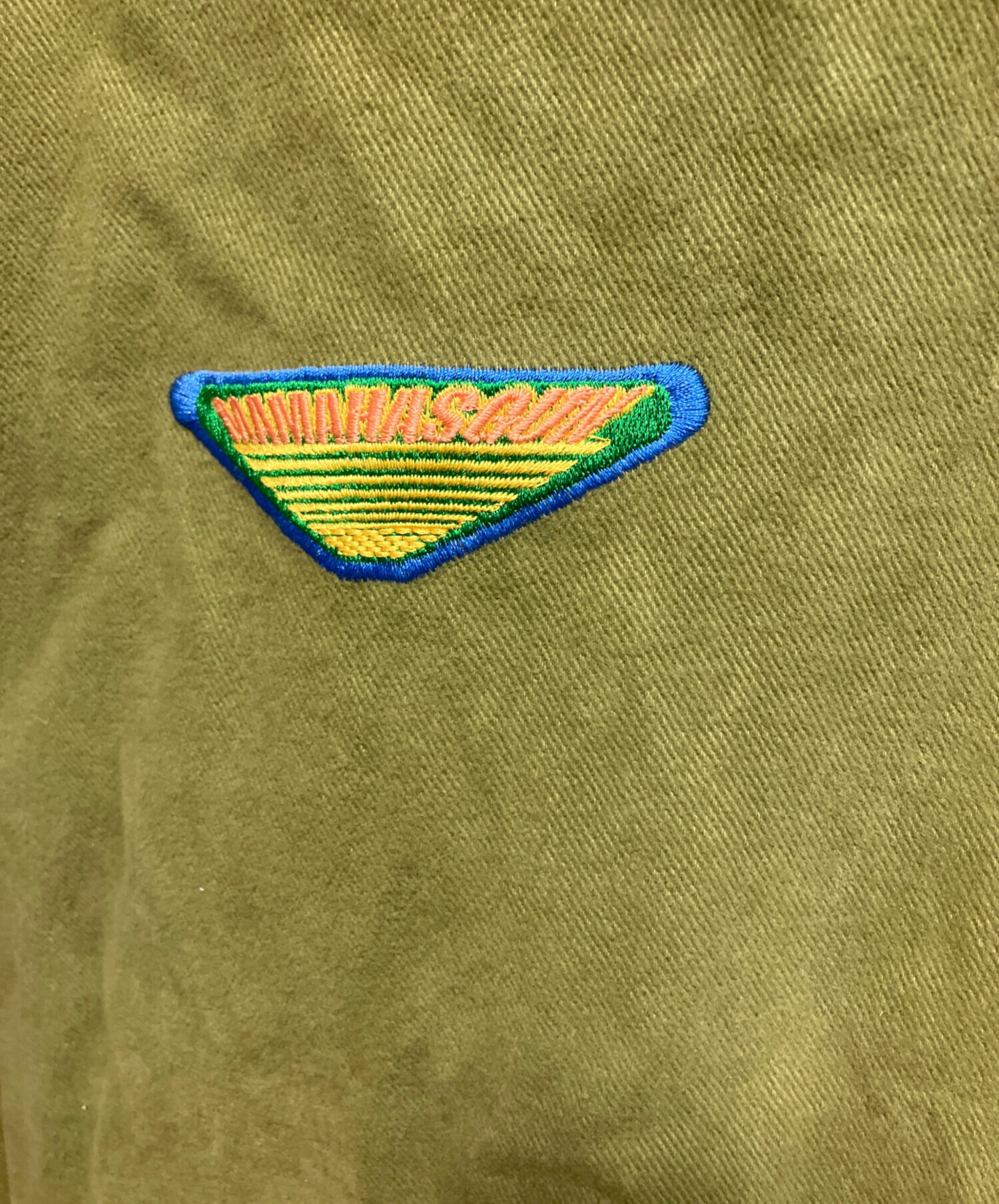 MamaHasGun キルティング レトロ ワーク ジャケット オリーブグリーン 中古・古着通販】mamahasgun (ママズ・ガン) ワークジャケット