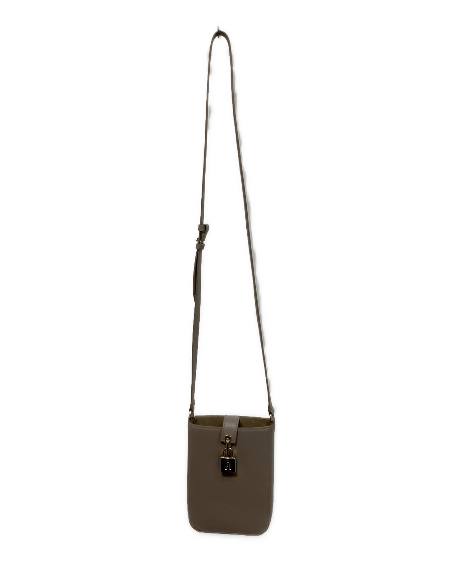 中古・古着通販】FURLA (フルラ) ショルダーバッグ スタッコグレー