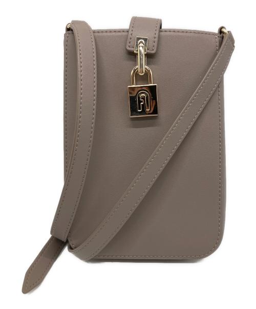 中古・古着通販】FURLA (フルラ) ショルダーバッグ スタッコグレー 