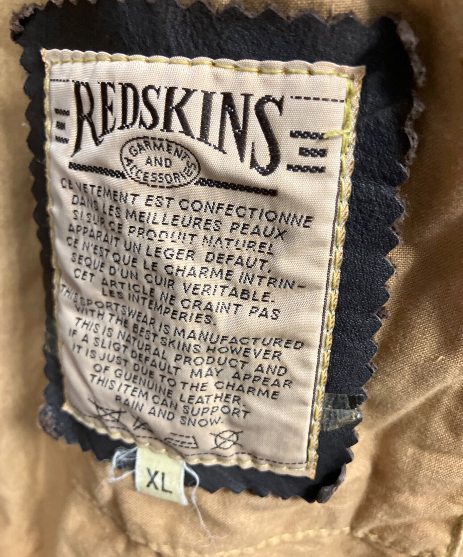 中古・古着通販】RED SKINS (レッドスキンズ) レザー フライト