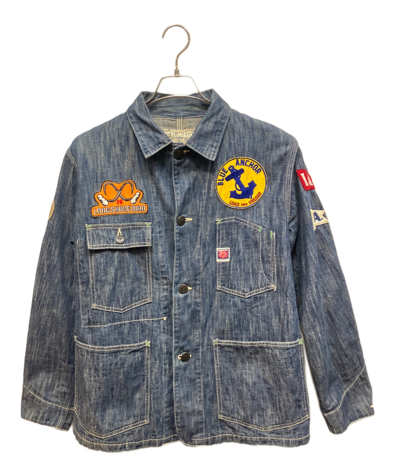 REAL McCOY’S リアルマッコイズ 3rd デニムジャケット スタッズ ザ リアルマッコイズ MJ24111 THE REAL McCOY'S LOT. 005J デニム