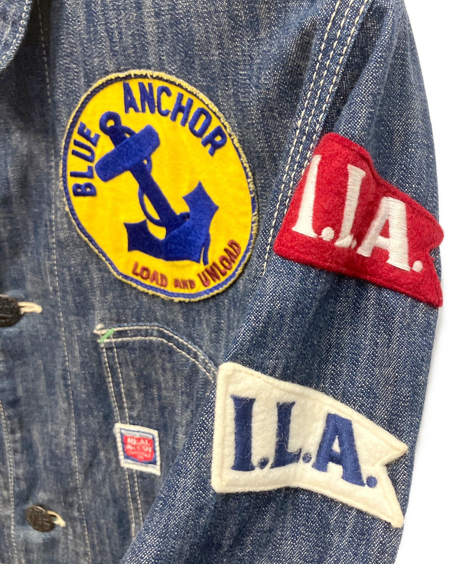 REAL McCOY’S リアルマッコイズ 3rd デニムジャケット スタッズ ザ リアルマッコイズ MJ24111 THE REAL McCOY'S LOT. 005J デニム