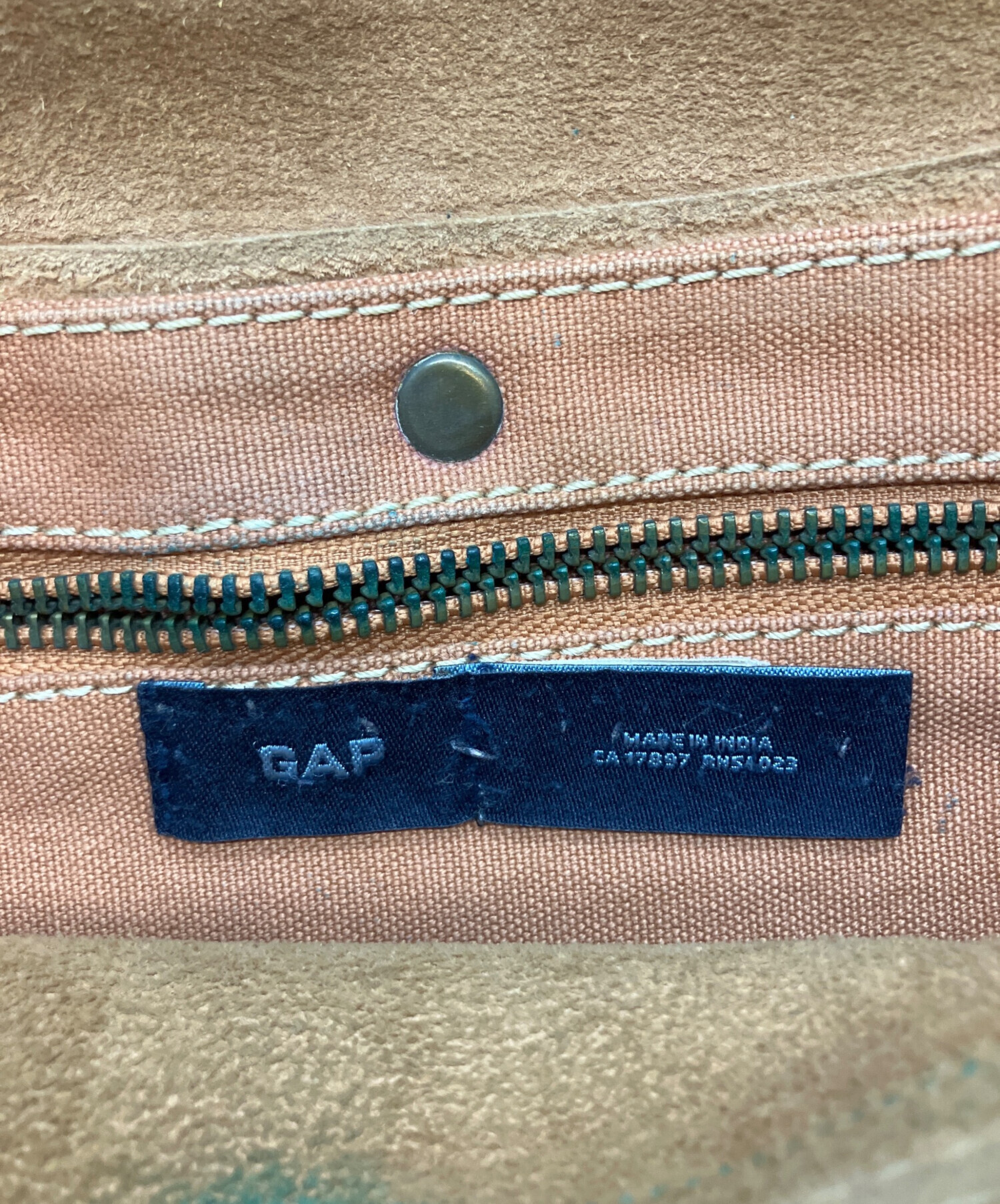 中古・古着通販】GAP (ギャップ) 00sレザーショルダーバッグ ブラウン