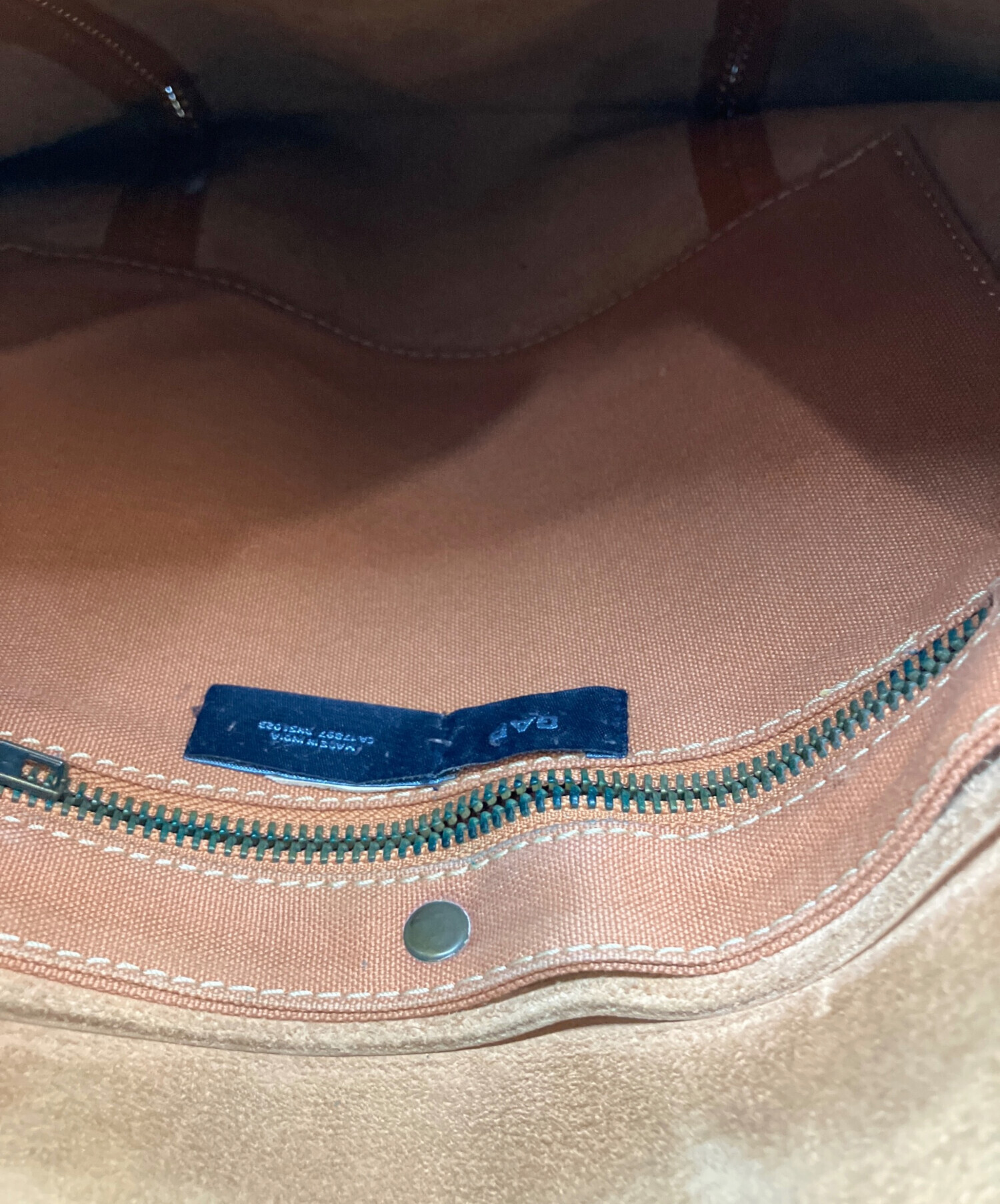 中古・古着通販】GAP (ギャップ) 00sレザーショルダーバッグ ブラウン