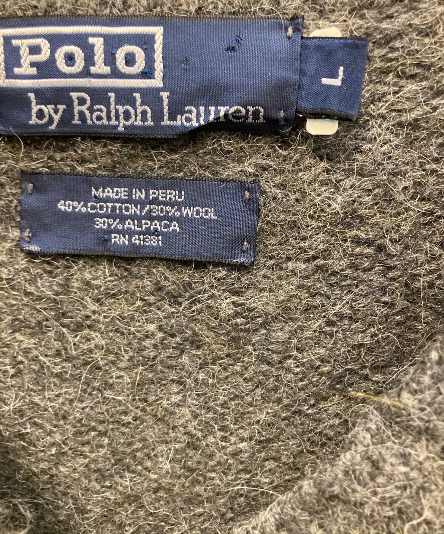 中古・古着通販】POLO RALPH LAUREN (ポロ・ラルフローレン) Vネック