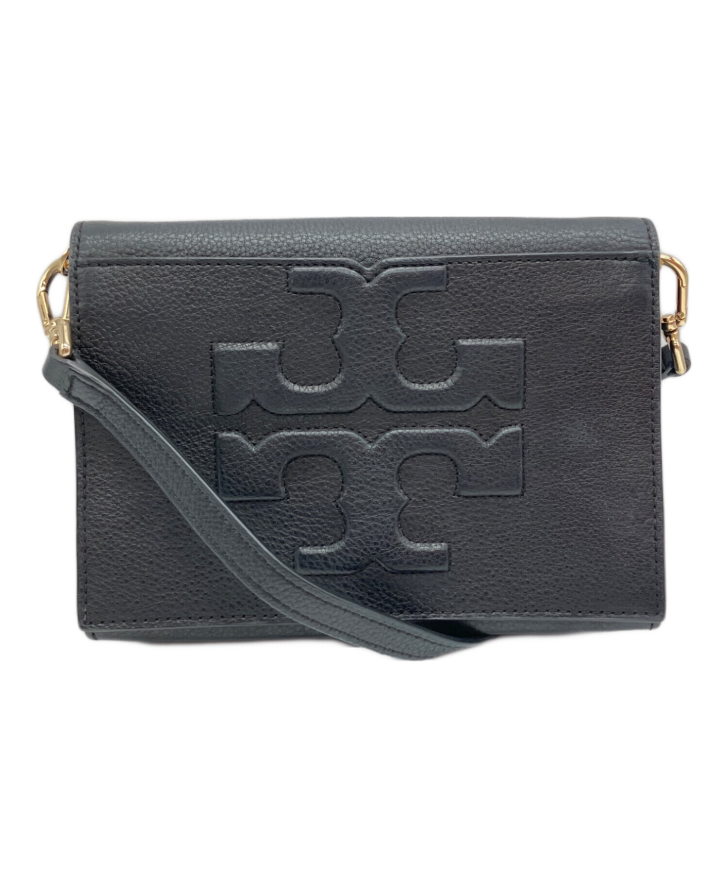 トリーバーチ　ショルダーバッグ　Ｔｏｒｙ　Ｂｕｒｃｈ　ブラック　中古 中古・古着通販】TORY BURCH (トリーバーチ) ショルダーバッグ