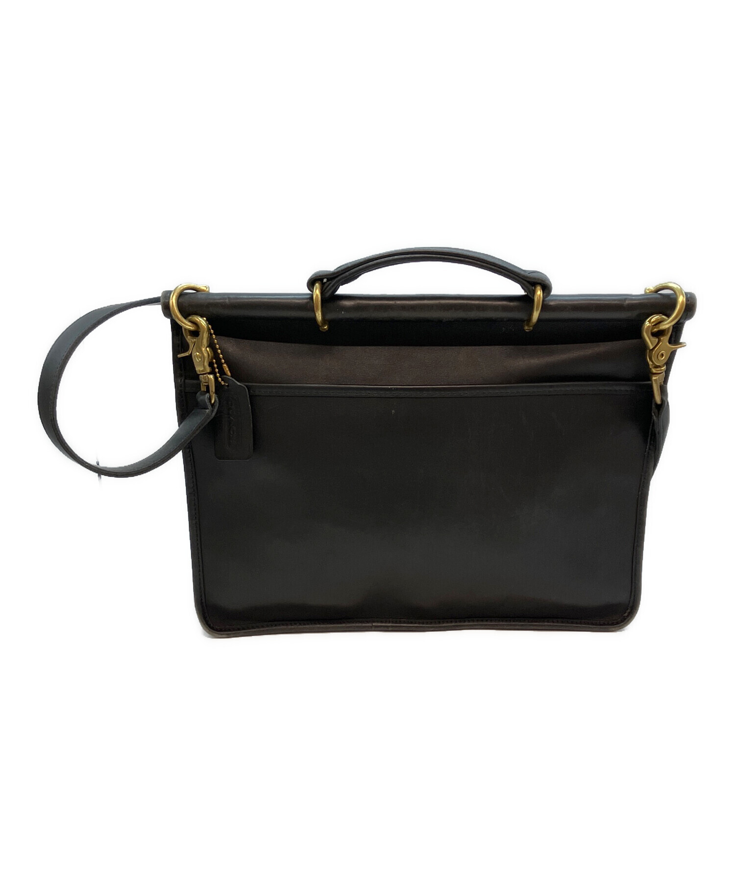 中古・古着通販】COACH (コーチ) ビジネスバッグ ブラック｜ブランド 