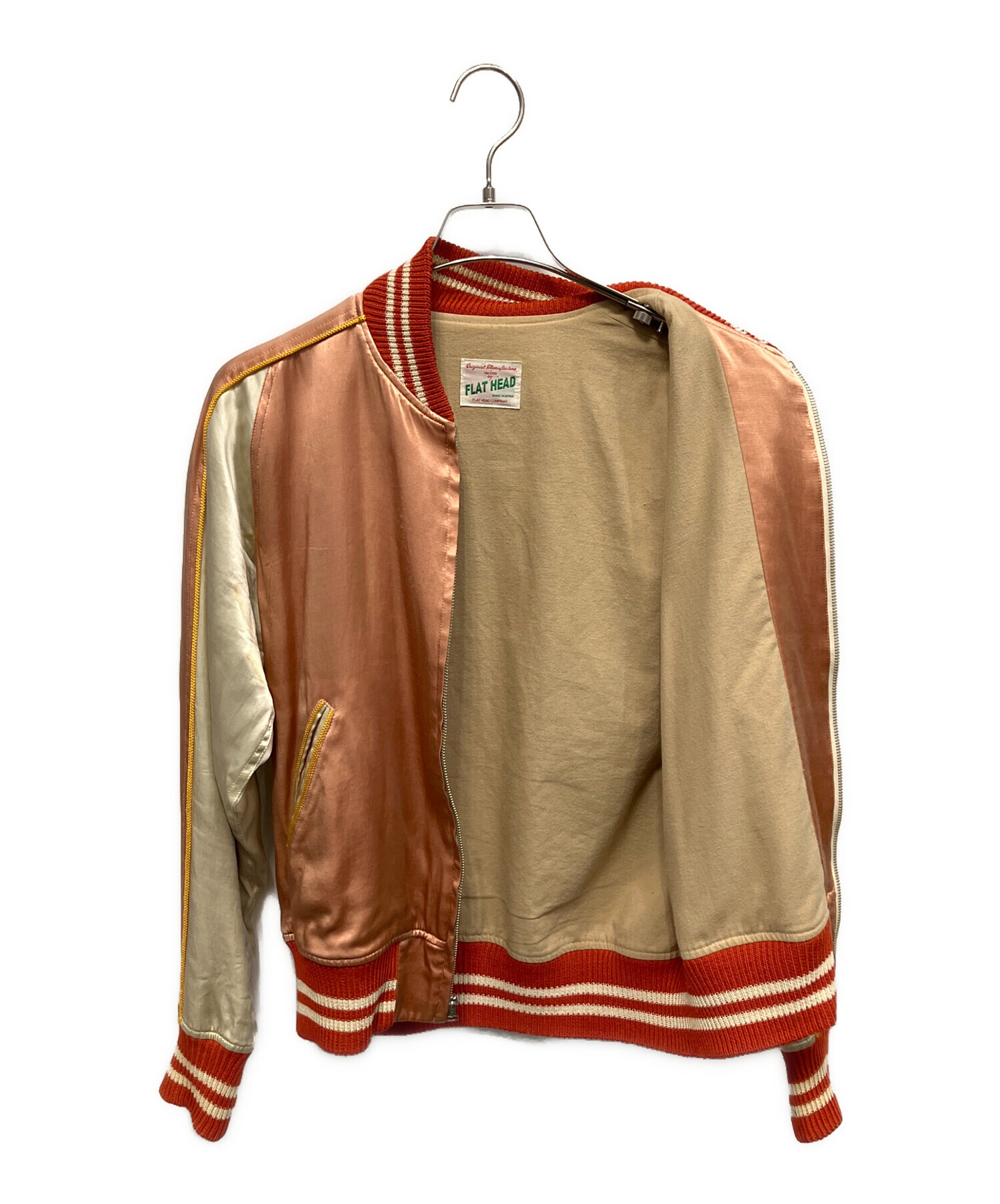 中古・古着通販】FLAT HEAD (フラット ヘッド) スカジャン ベージュ