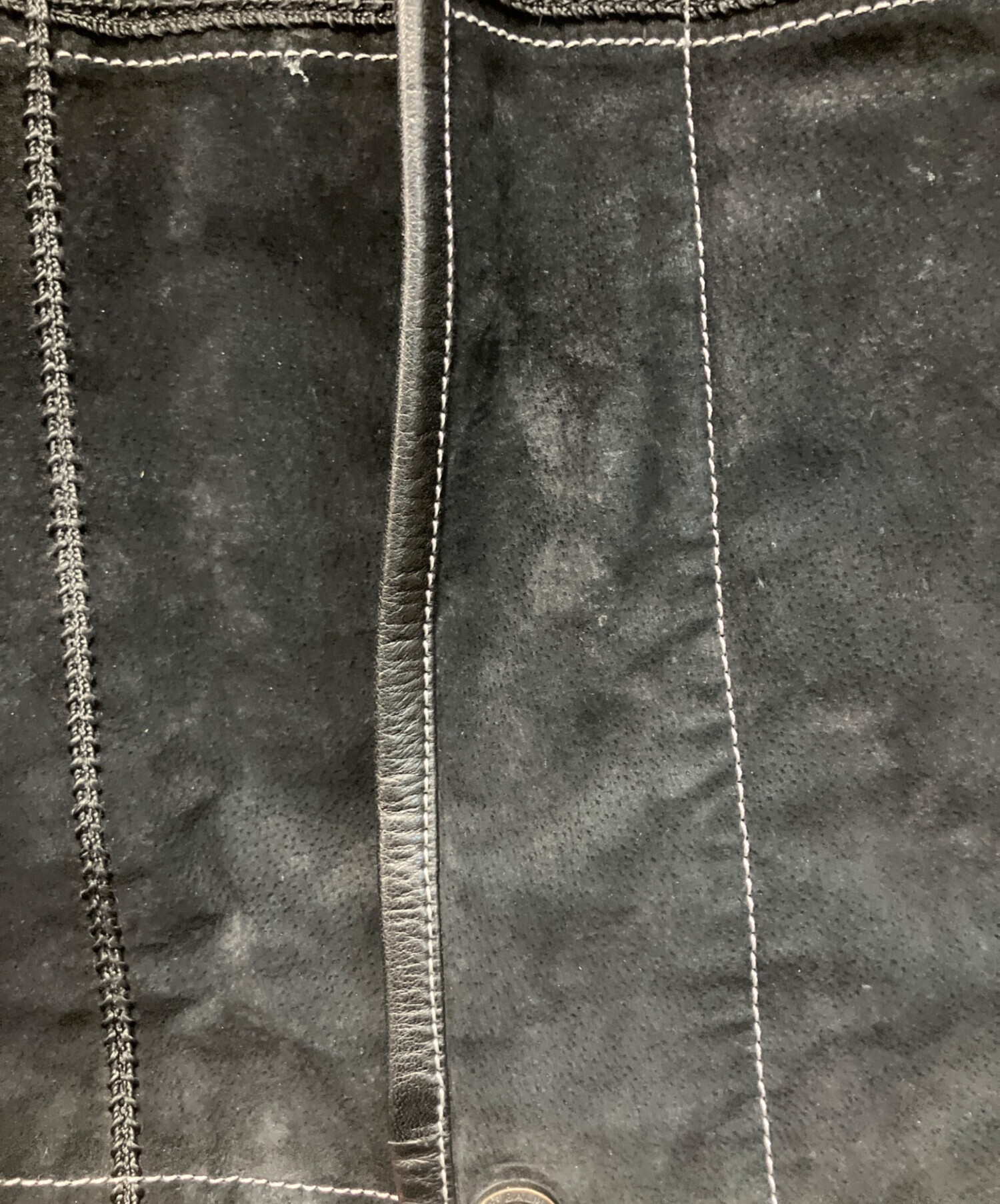 中古・古着通販】PIERRE BALMAIN (ピエール バルマン) レザー 切替