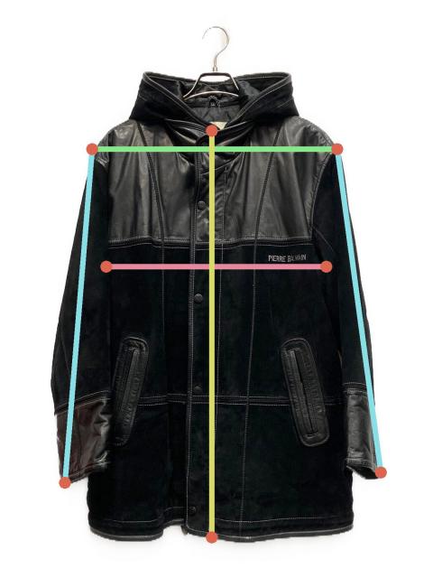 中古・古着通販】PIERRE BALMAIN (ピエール バルマン) レザー 切替