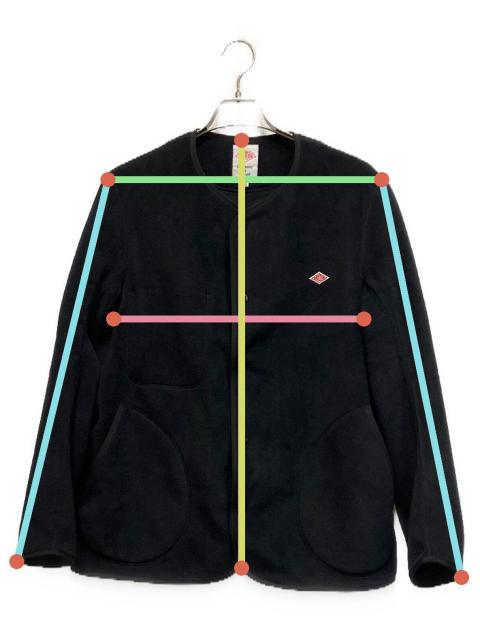 中古・古着通販】DANTON (ダントン) ノーカラー フリースジャケット