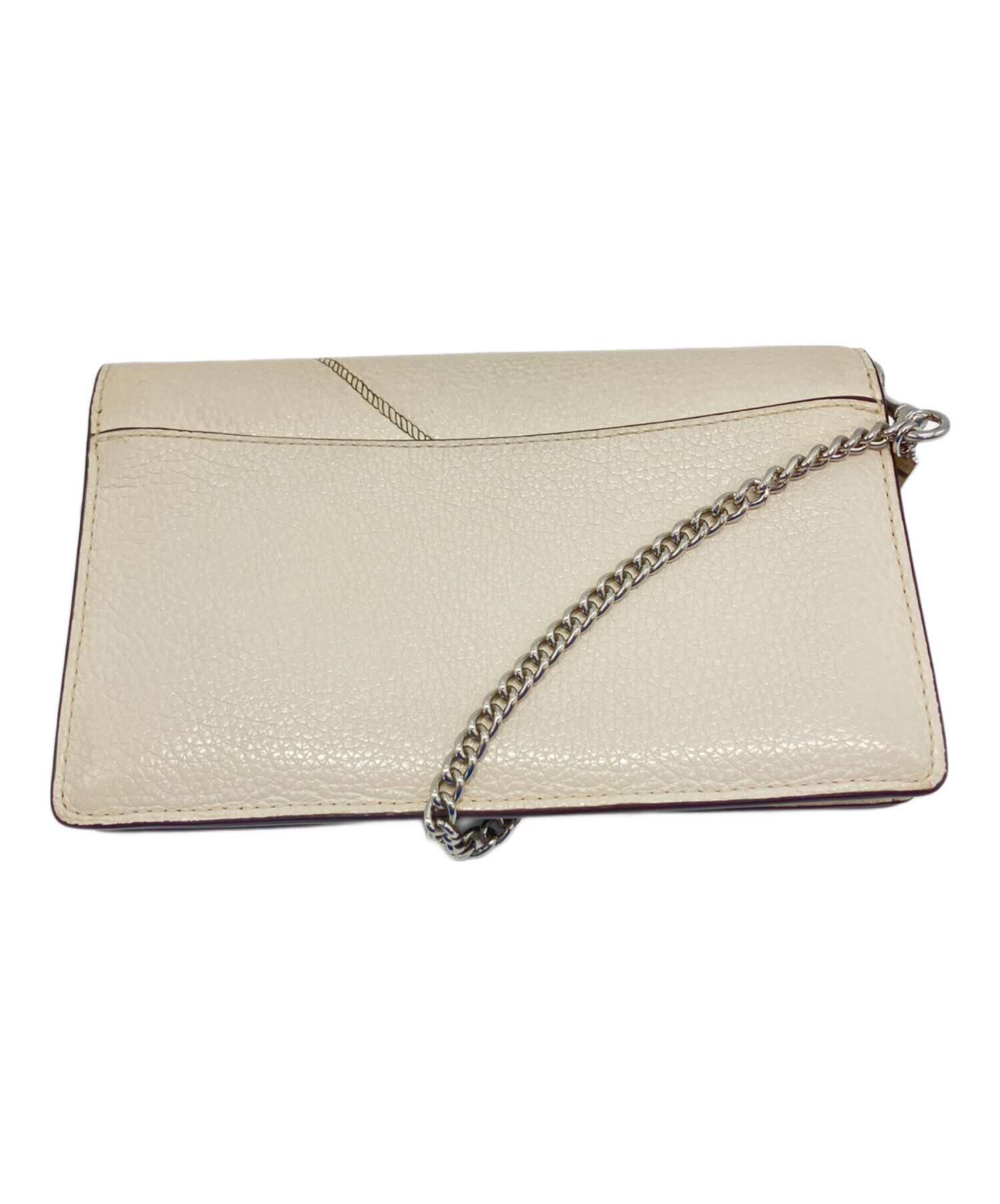 中古・古着通販】COACH (コーチ) チェーンショルダーバッグ ベージュ