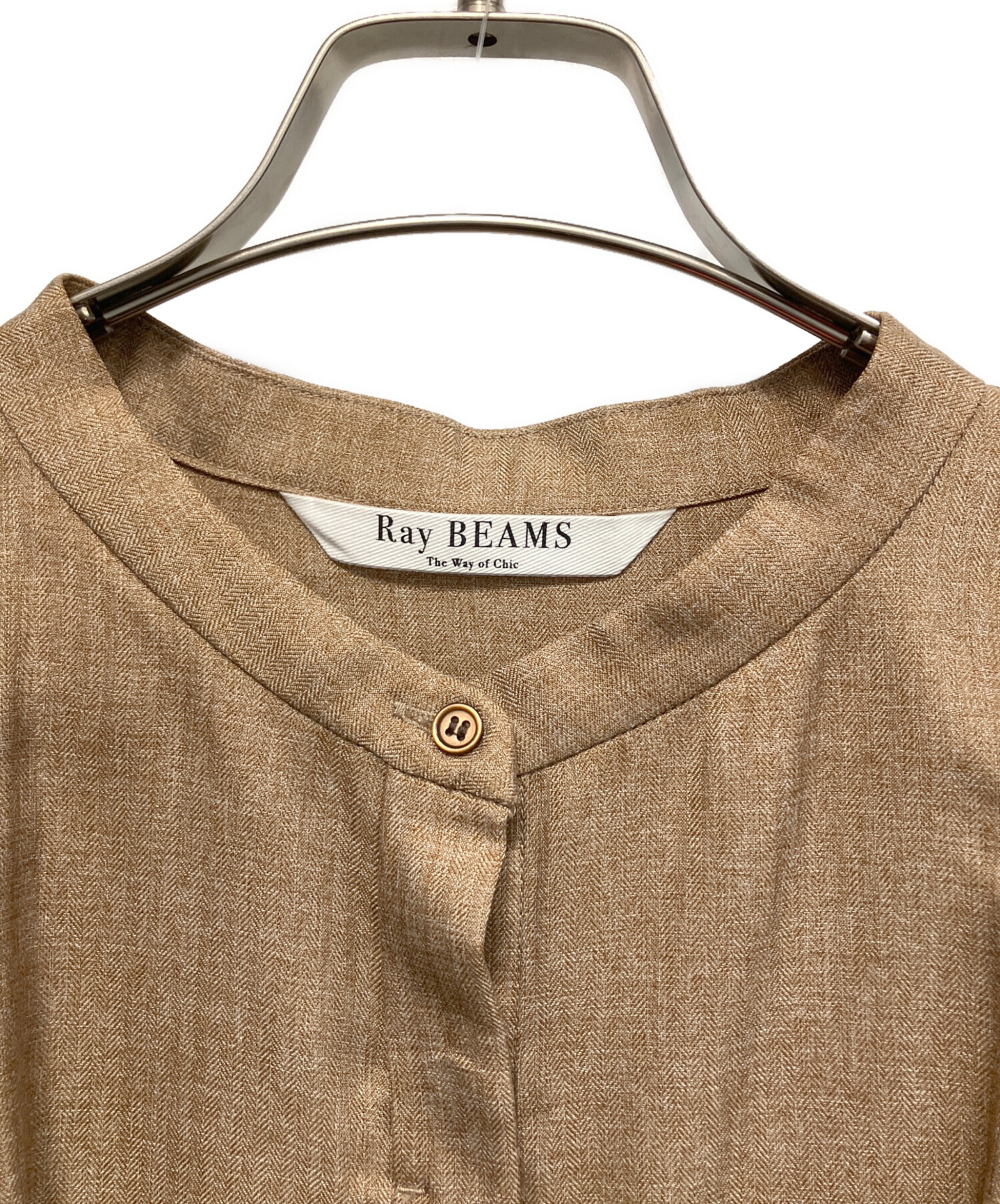 中古・古着通販】RAY BEAMS (レイ ビームス) 長袖ワンピース ブラウン 