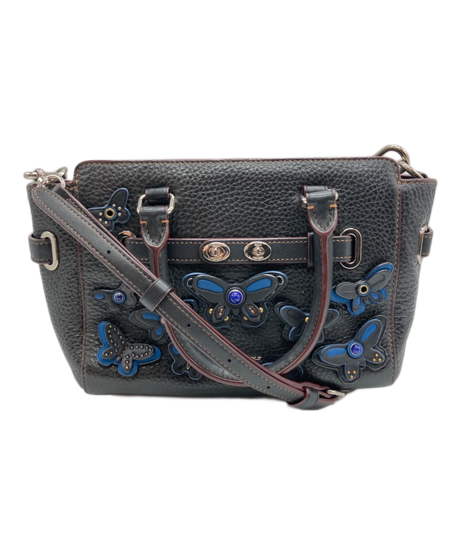 中古・古着通販】COACH (コーチ) 2WAYバッグ ブラック｜ブランド・古着