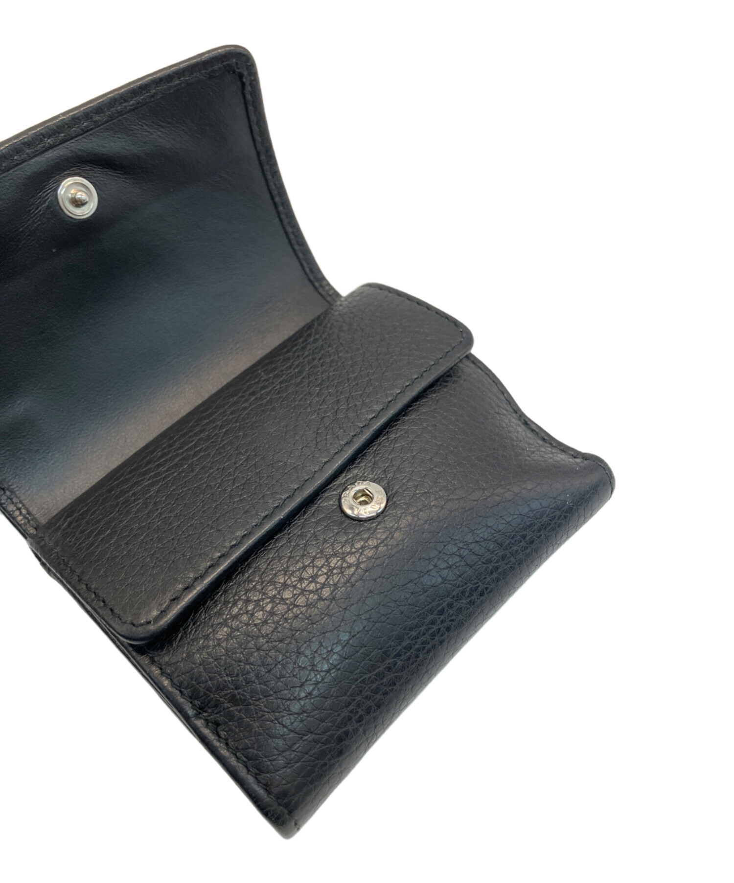 中古・古着通販】PRADA (プラダ) 3つ折り財布 ブラック｜ブランド